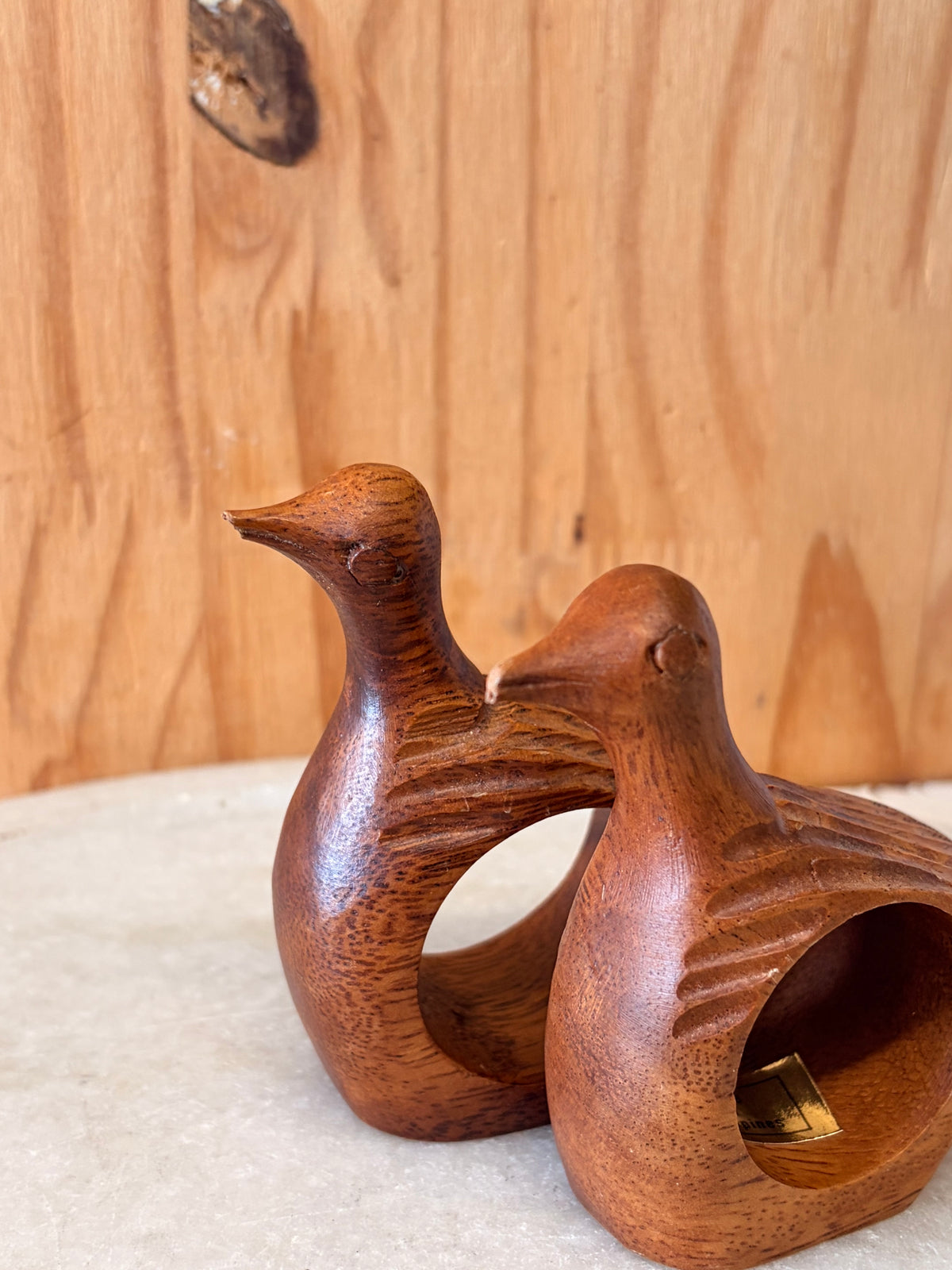 Wooden Turkey Napkin Rings