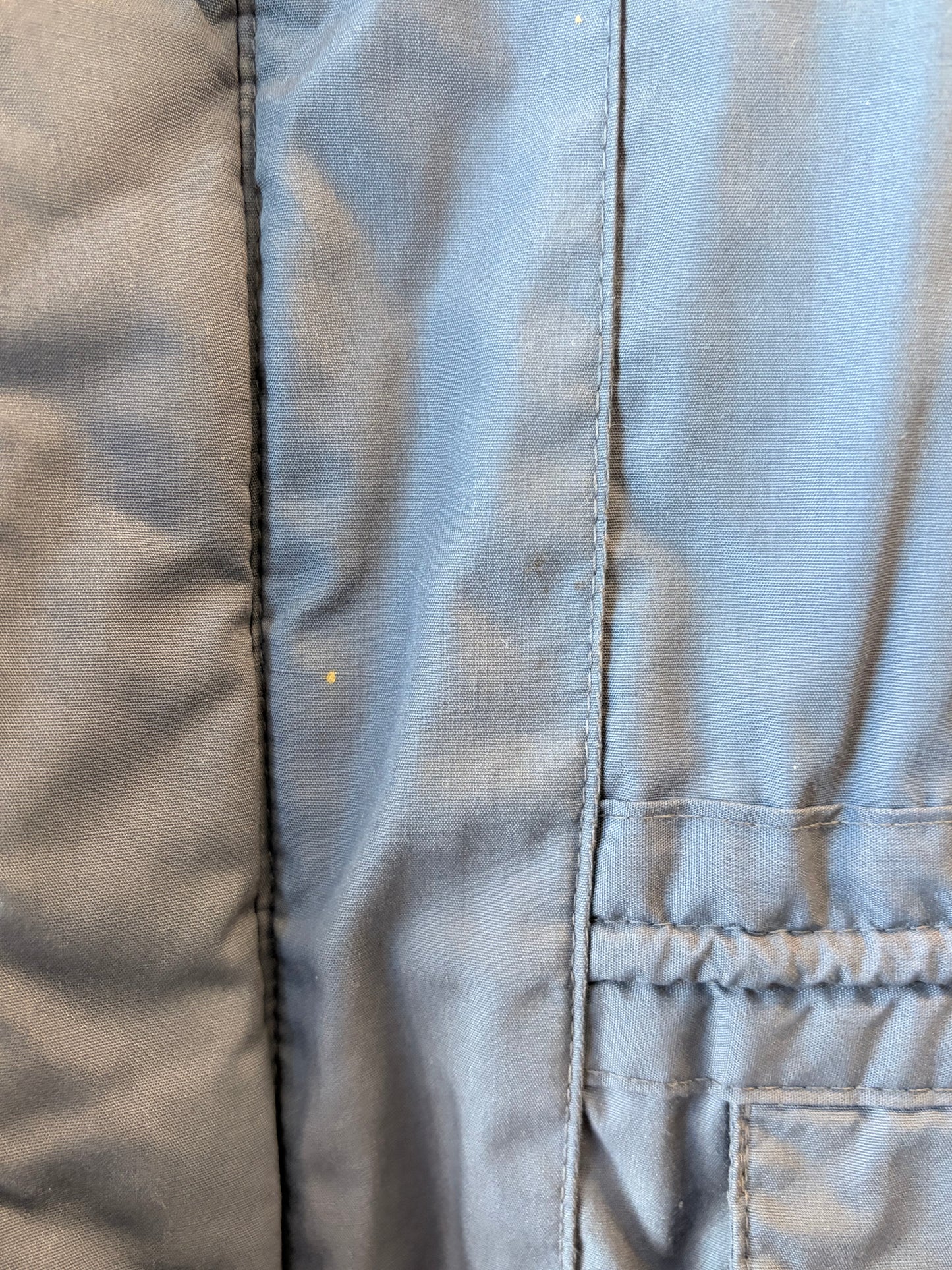 80’s Slate Blue Puffer Coat : L