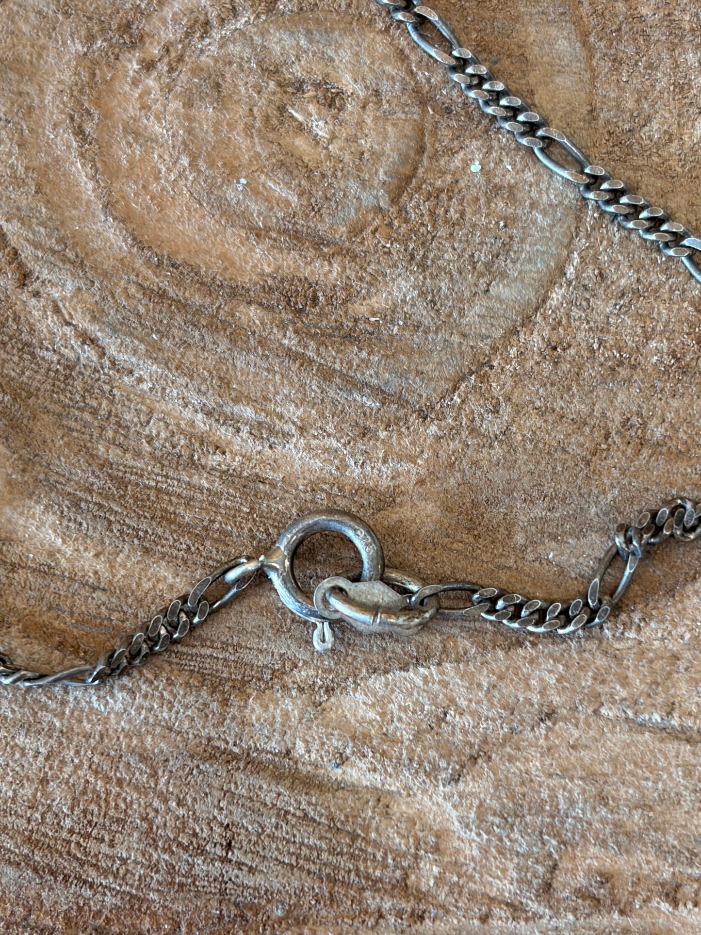 925 Iridescent Marbled Pendant Necklace