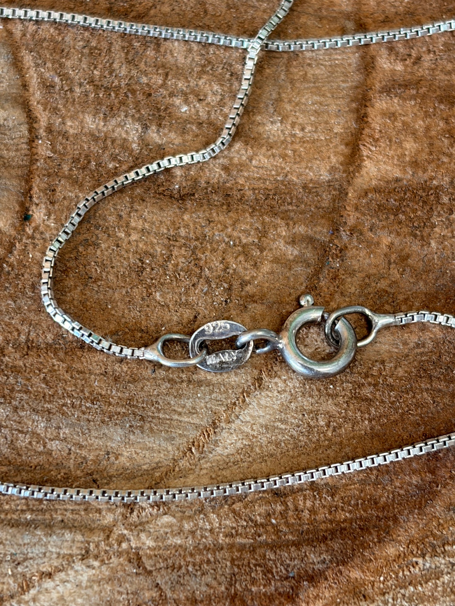 Colorful 925 Silver Cross Necklace