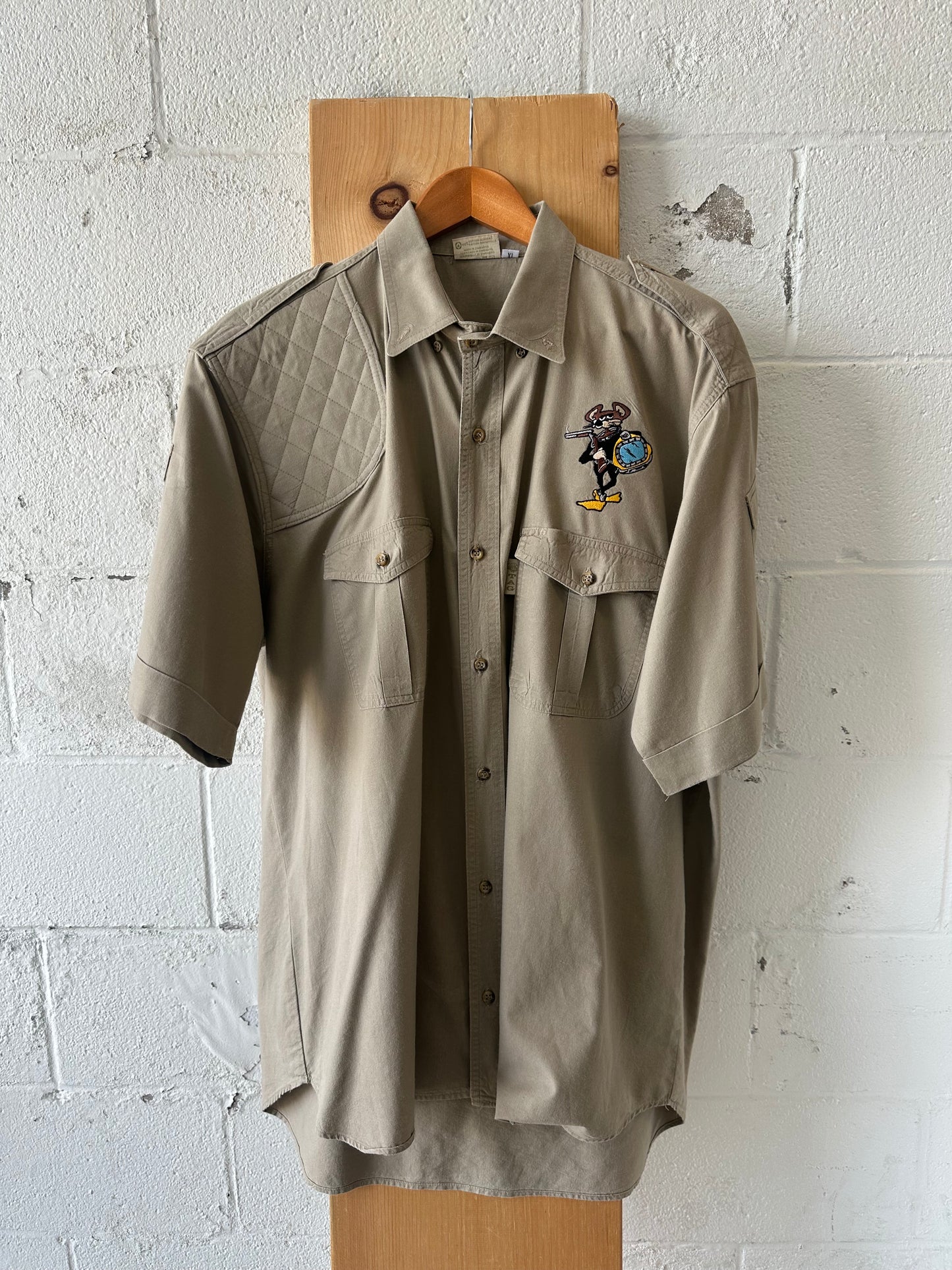 Vtg Scuba Mouse Work Shirt : XL