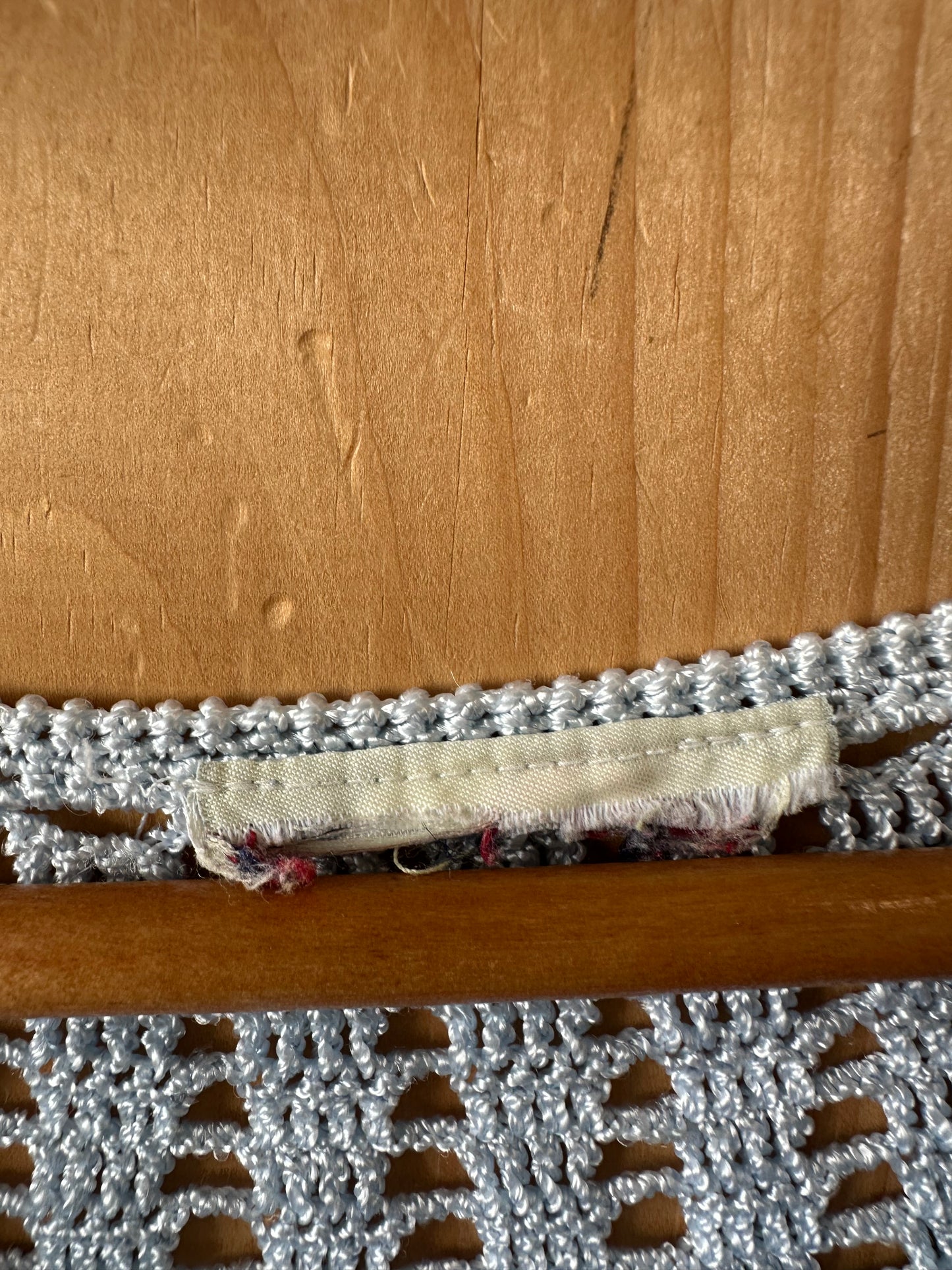 Crochet Blue Ombré Poncho : OS