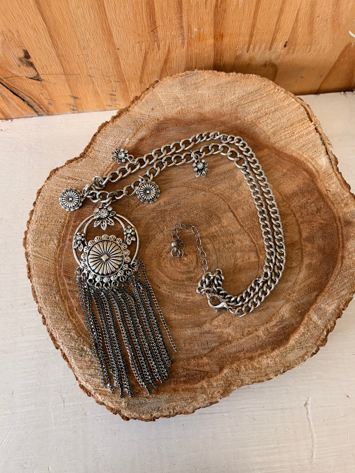 Boho Tassel Pendant Necklace