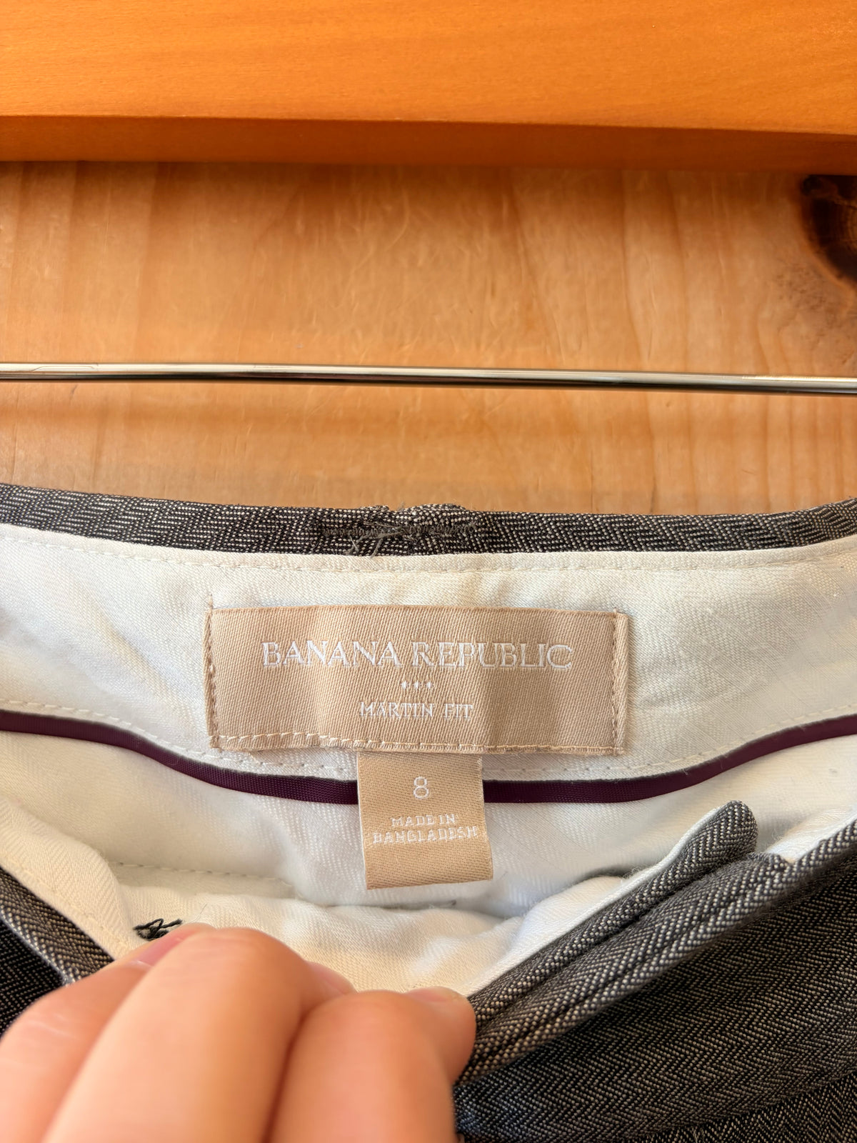 Gray Banana Republic Trousers : 8