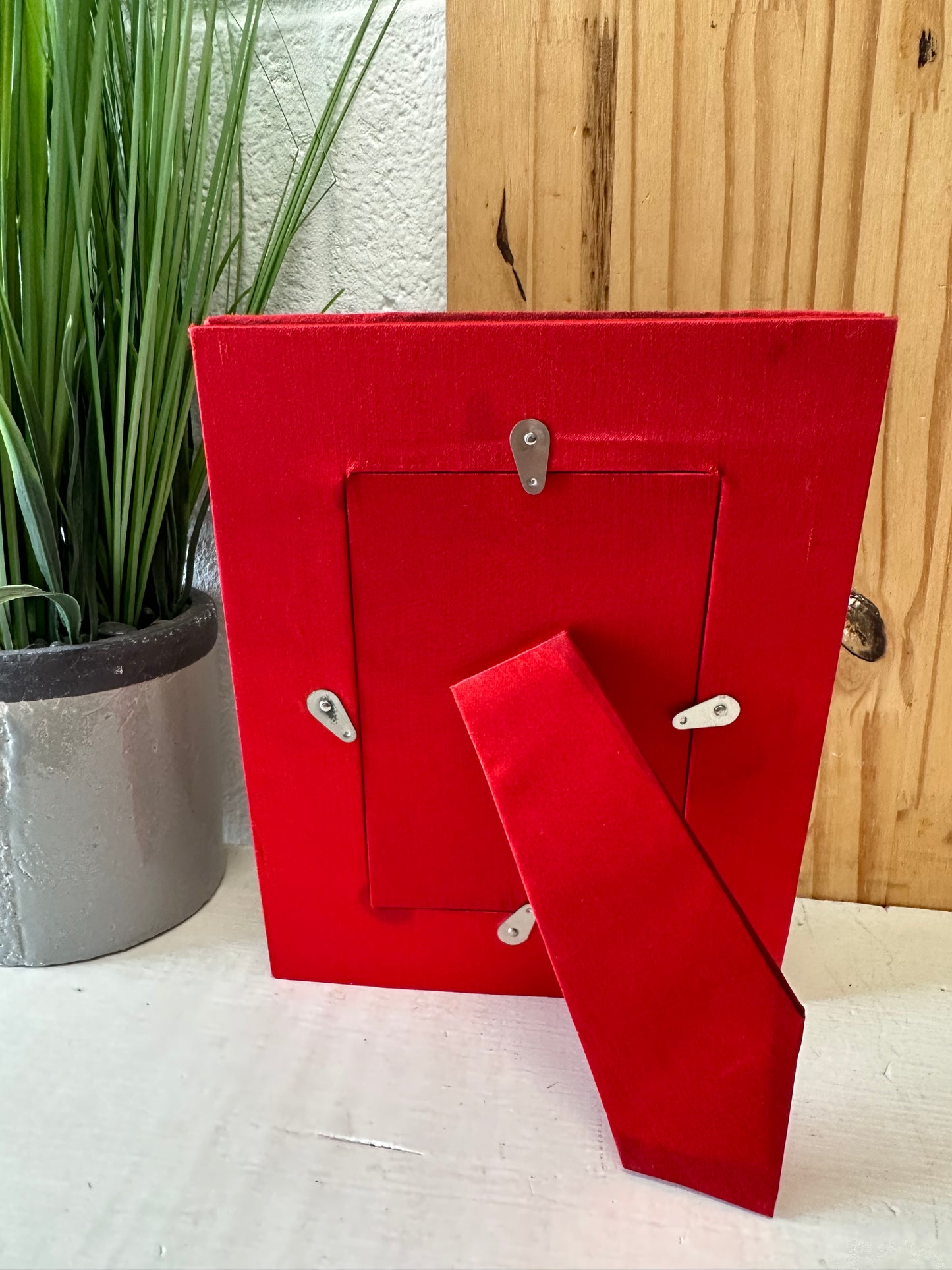 Beaded Red Picture Frame