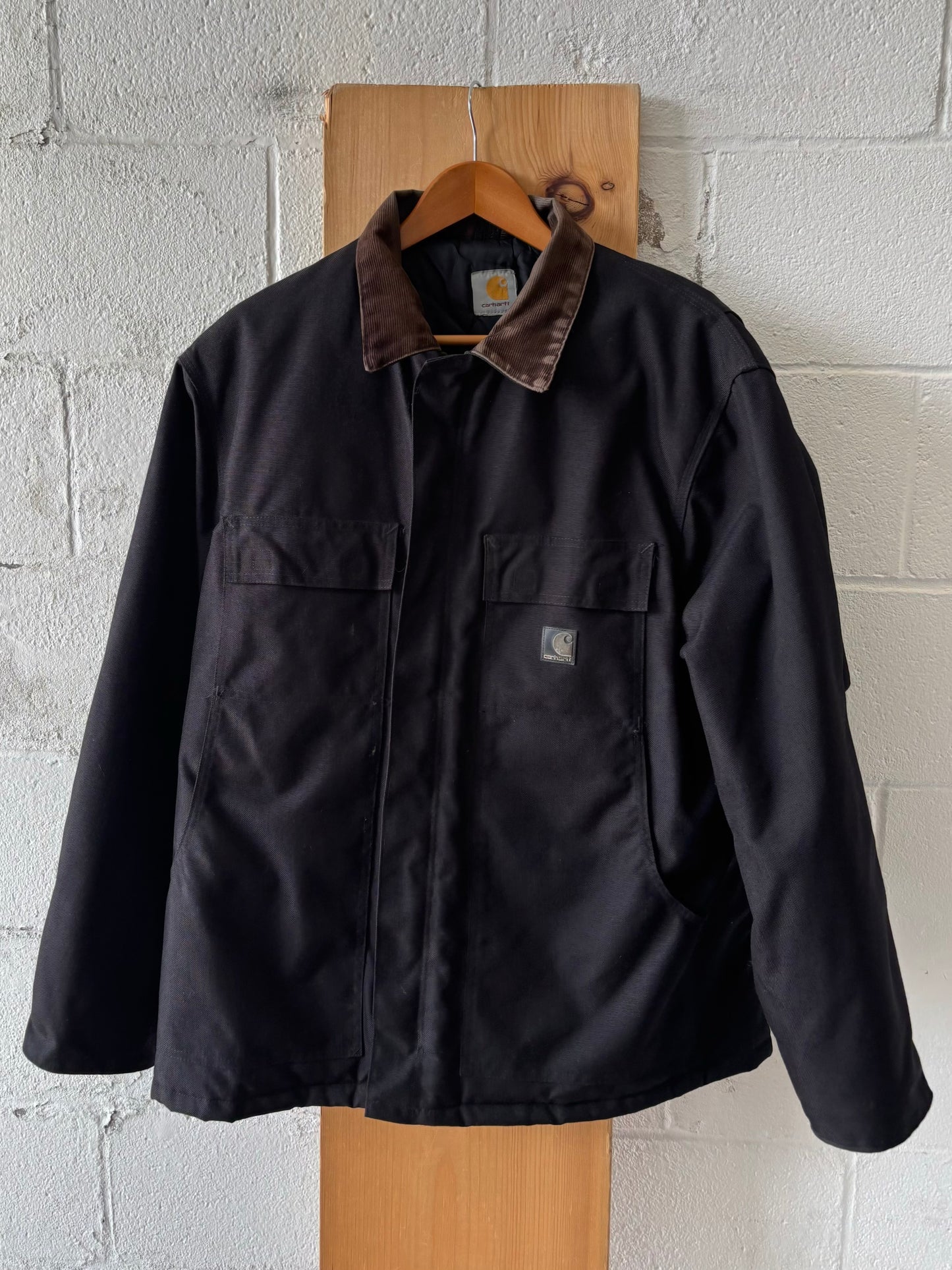 Black Carhartt Canvas Work Jacket : XL/2XL
