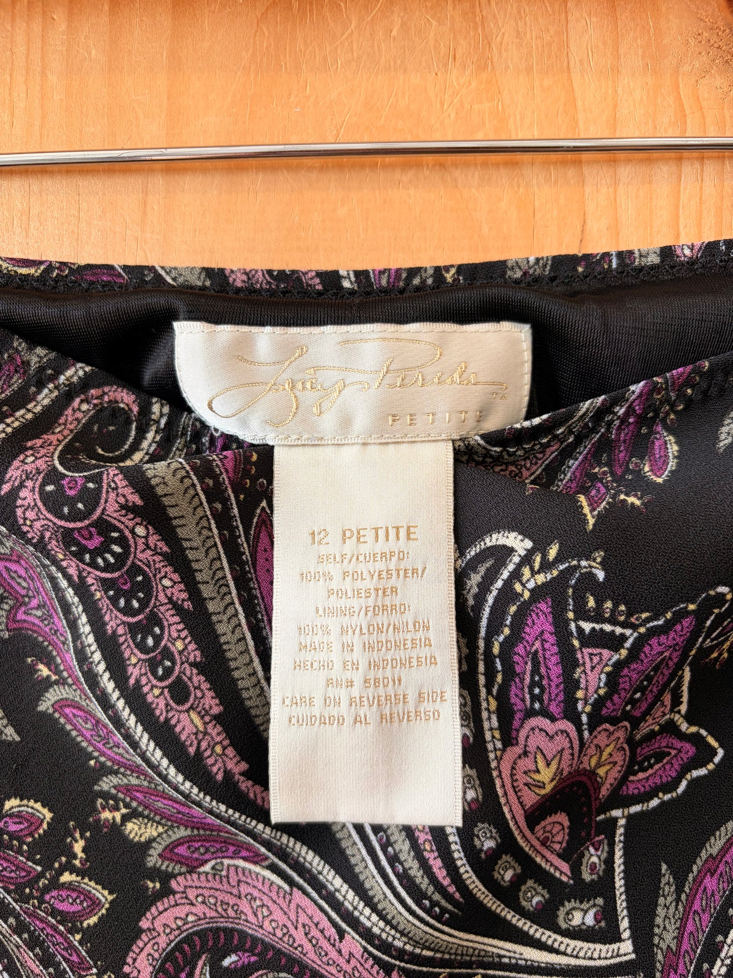Paisley Purple Skirt : 12P
