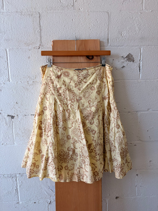 Floral Pale Yellow Skirt : 16