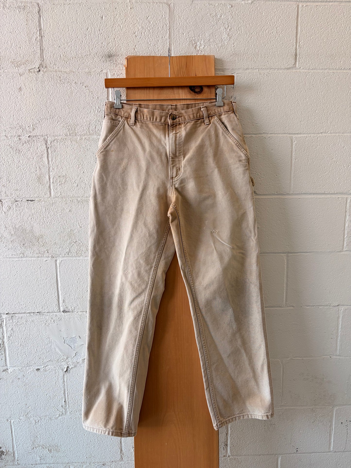 Khaki Carhartt Work Pants : 34x32