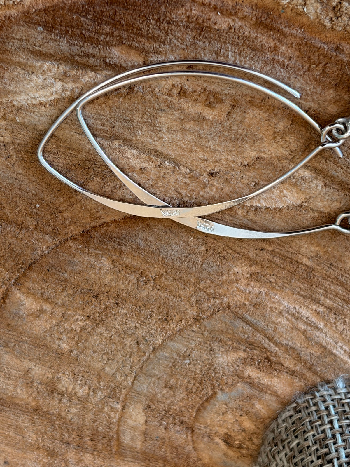 925 Silver Teardrop Earrings