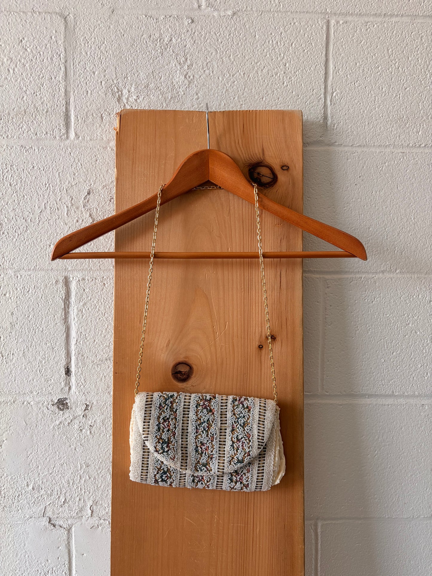 Vtg Handmade Beaded Purse