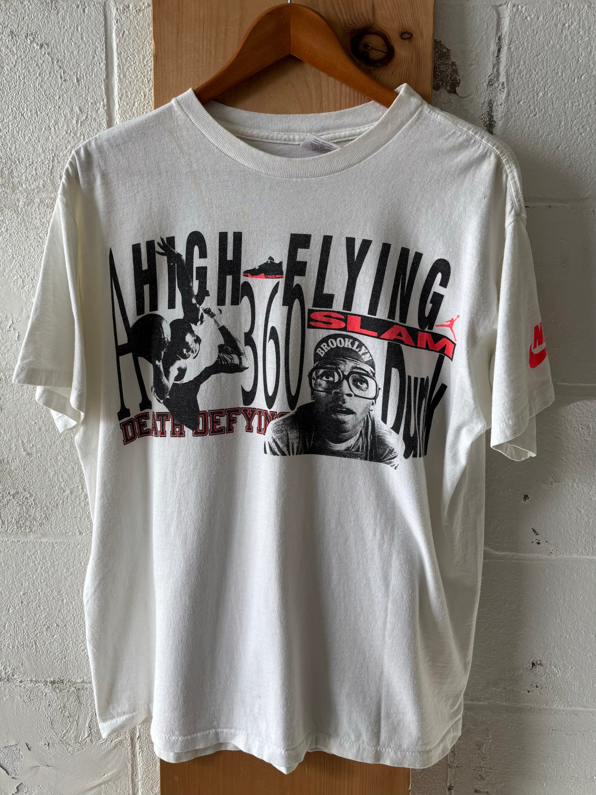 Vtg Single Stitch Nike Air Jordan Spike Lee Tee (As Is) : L