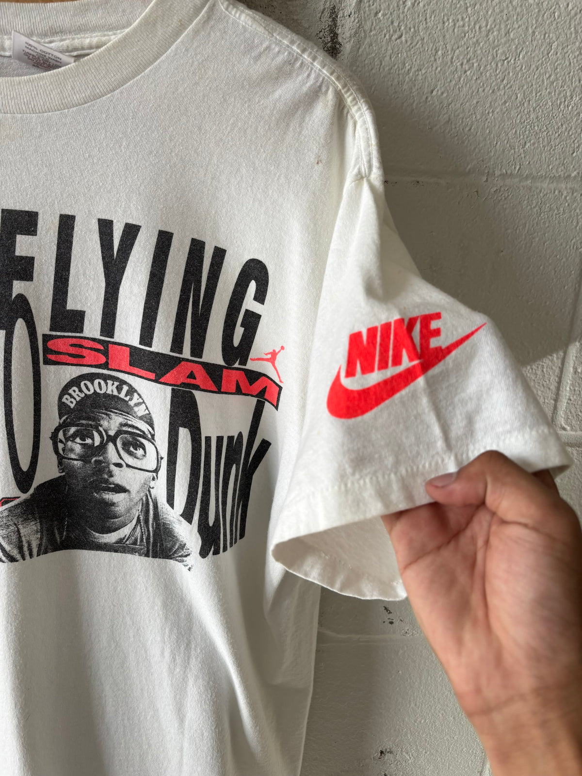 Vtg Single Stitch Nike Air Jordan Spike Lee Tee (As Is) : L