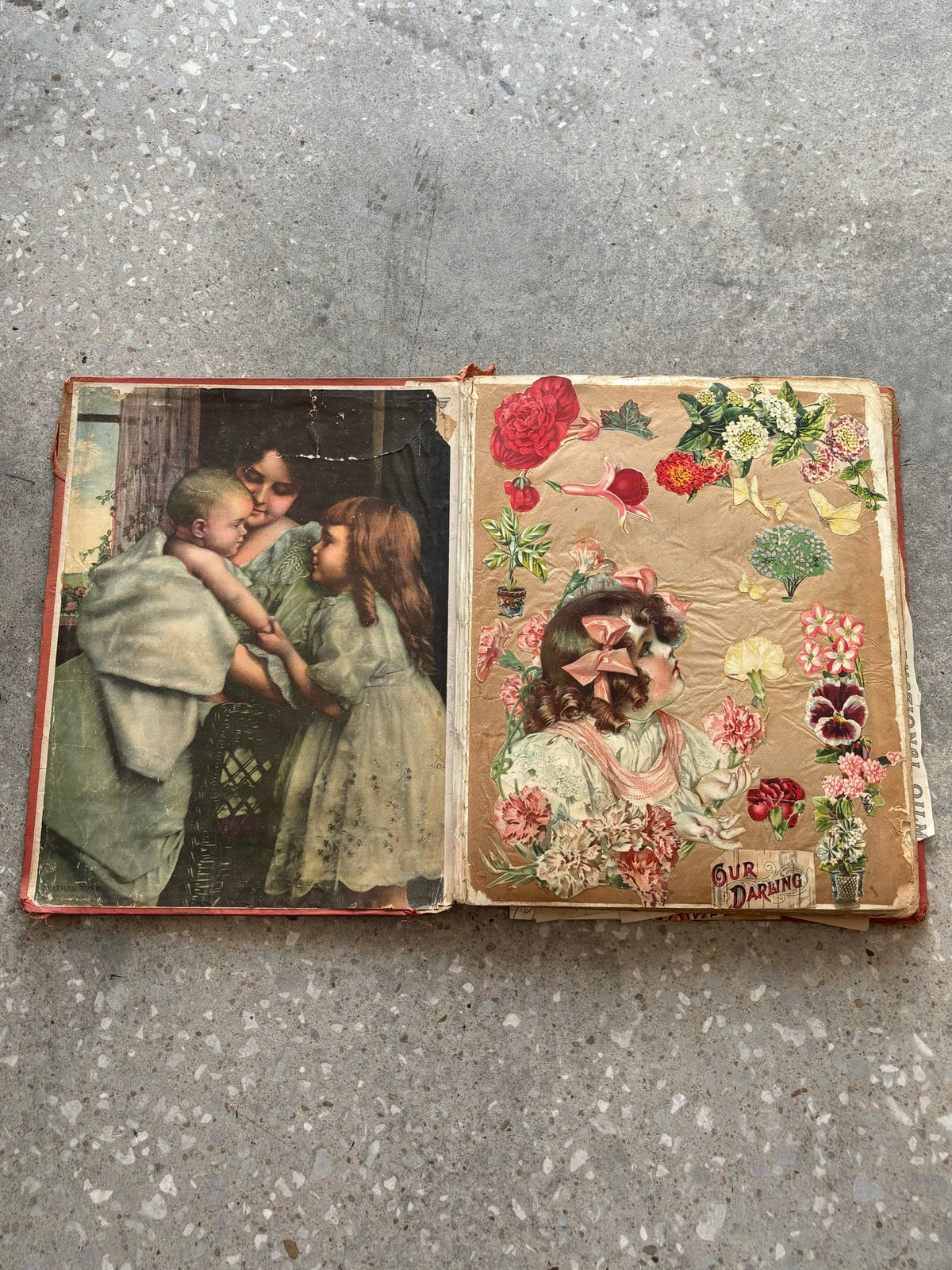 Vtg Early 1900’s Scrap Book (Local Pickup Only)