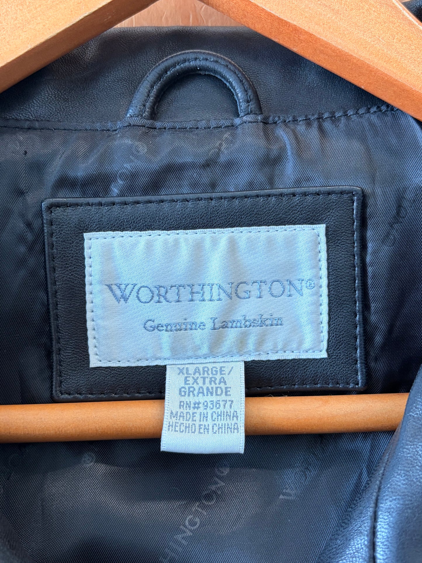 Worthington Leather Jacket : XL