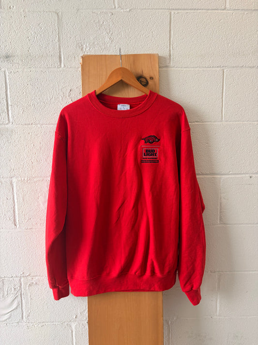 Champion Razorback Patched Crew : L