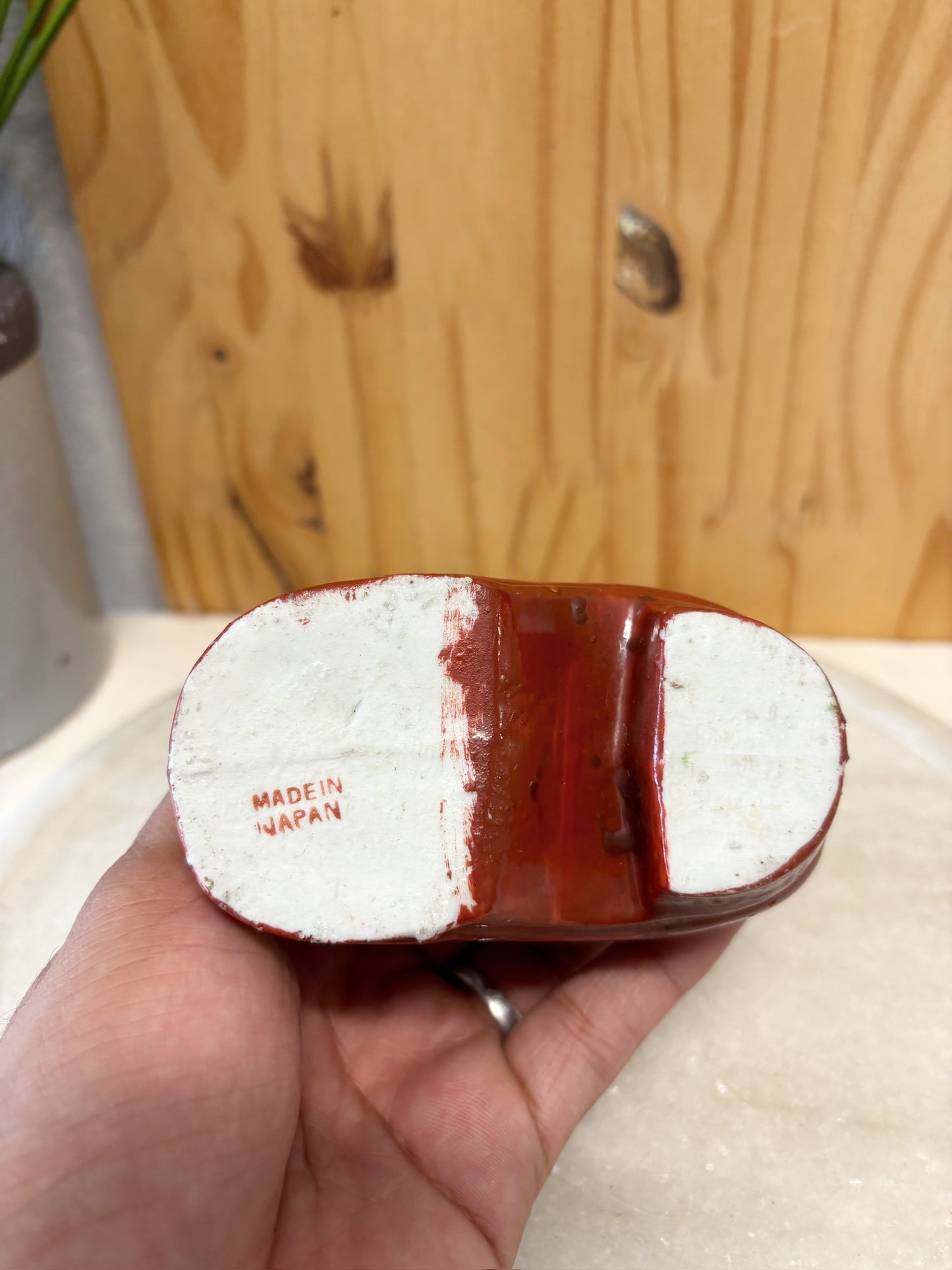 Vtg Boot Vase / Planter