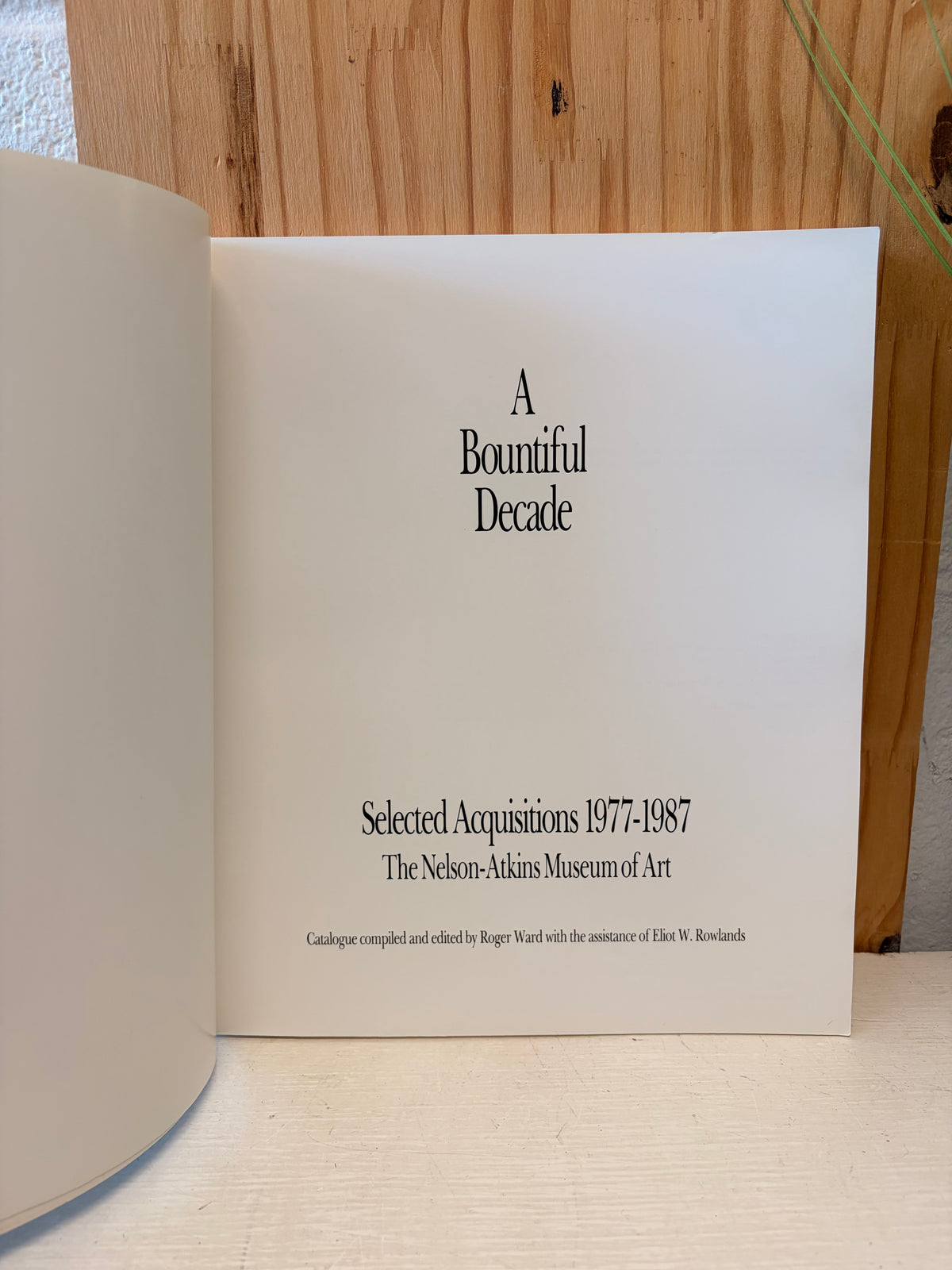 A Bountiful Decade Coffee Table Book (Local Pick Up Only)