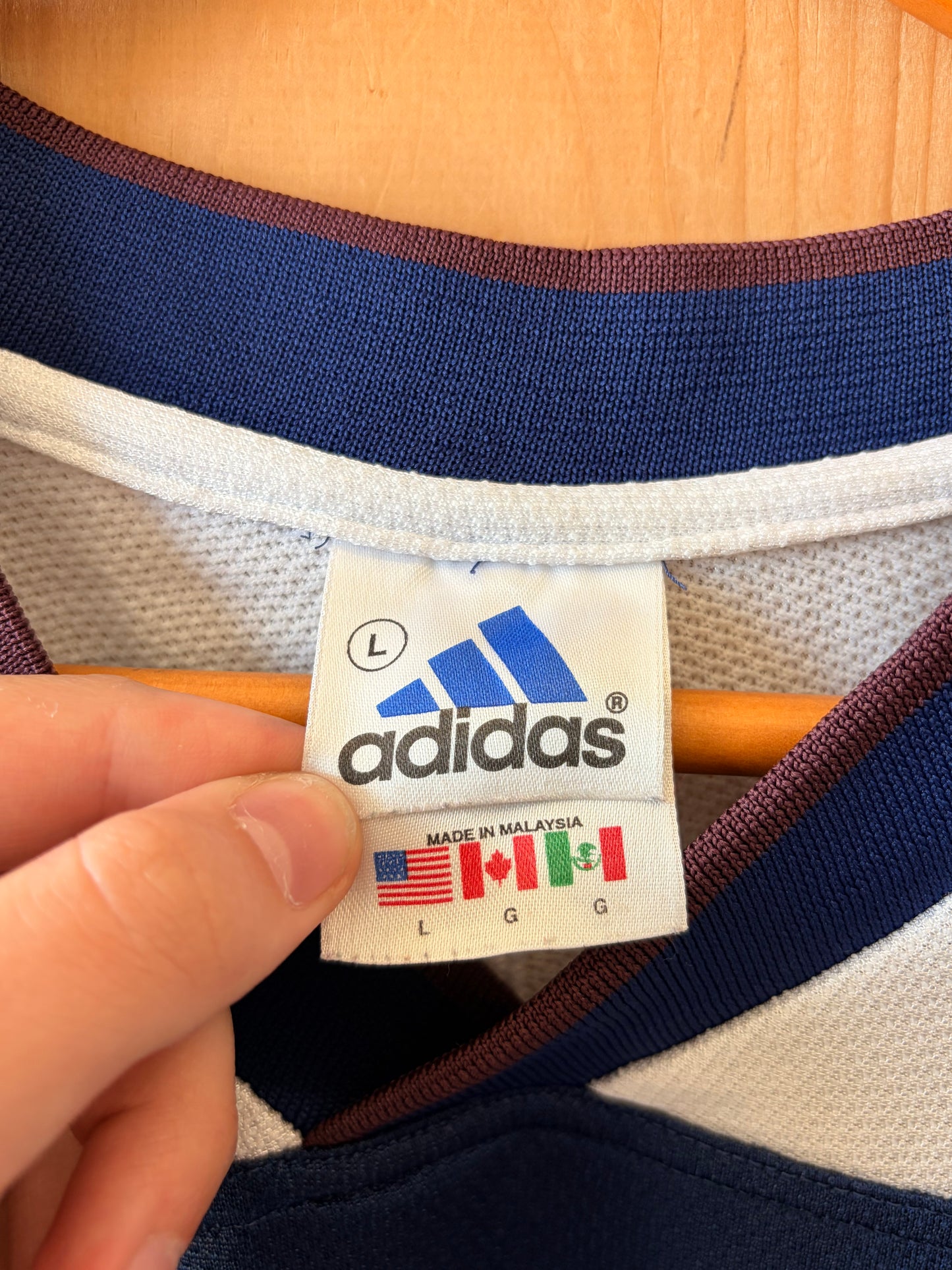 Vtg Adidas Short Sleeve Jersey : L