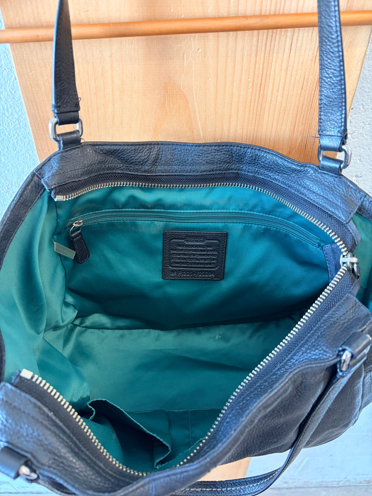 Classic Black Coach Purse