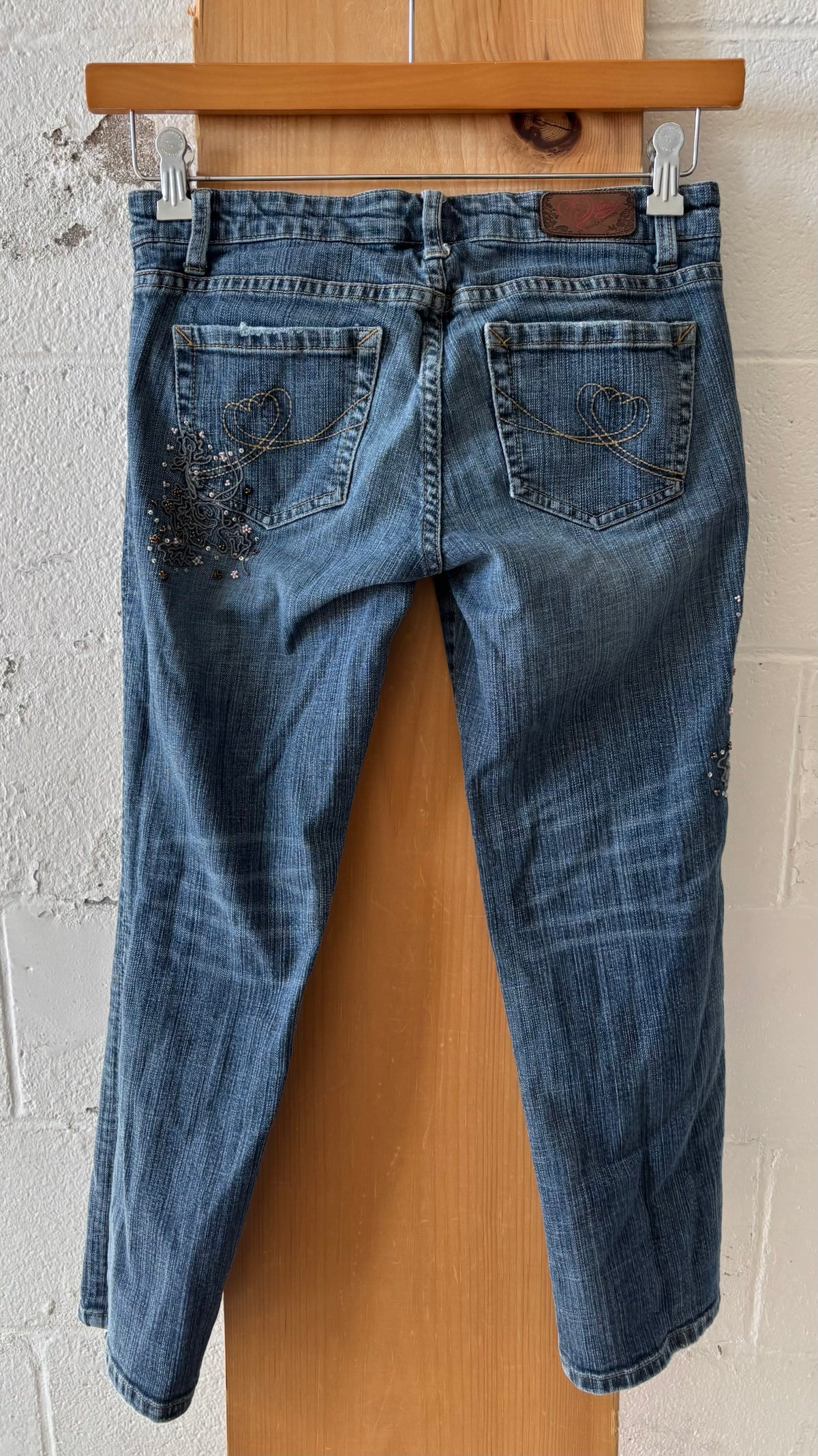 Y2K Sparkle Detailed Capris : 5