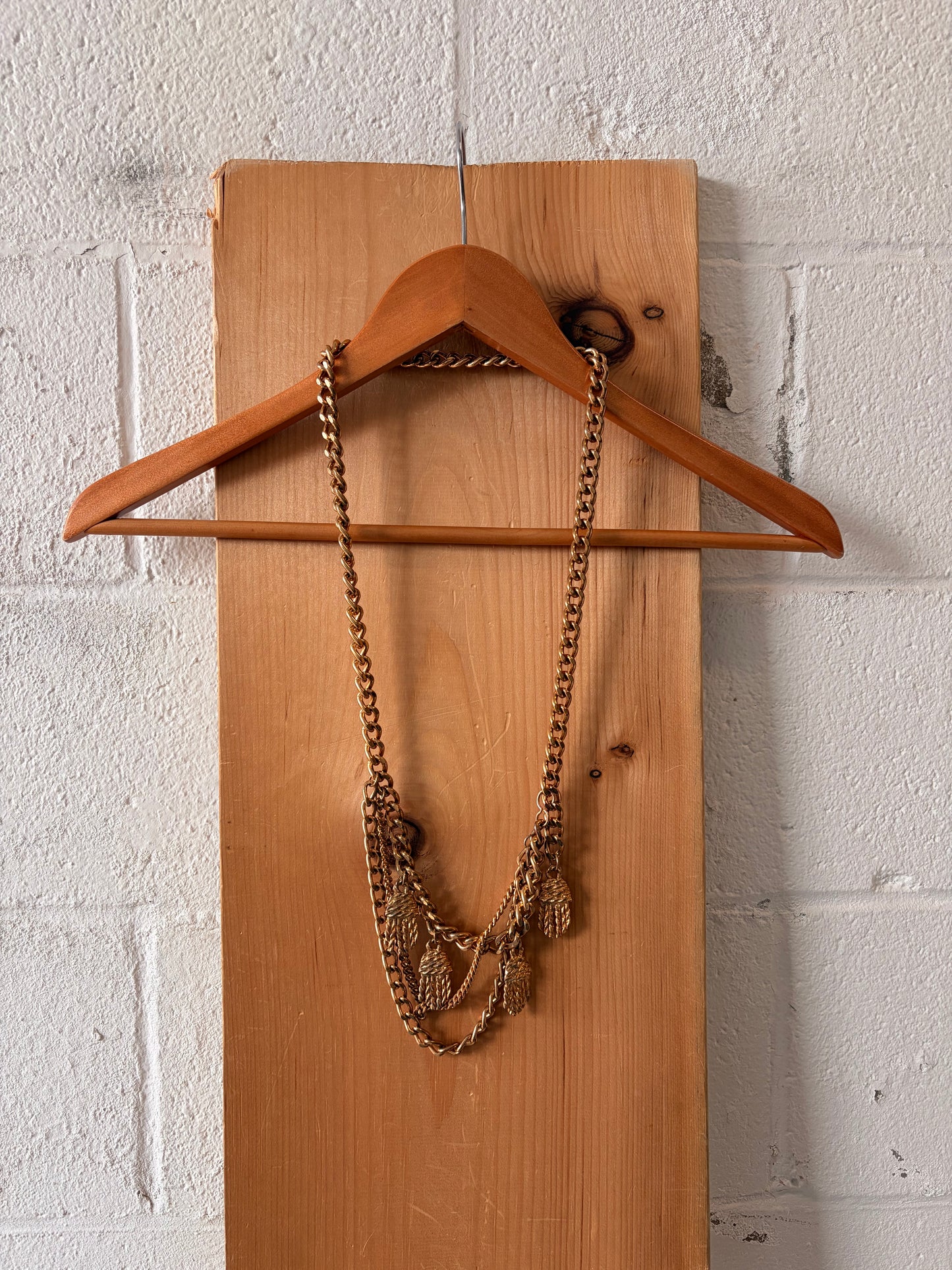 Gold Tone Jellyfish Chain Belt
