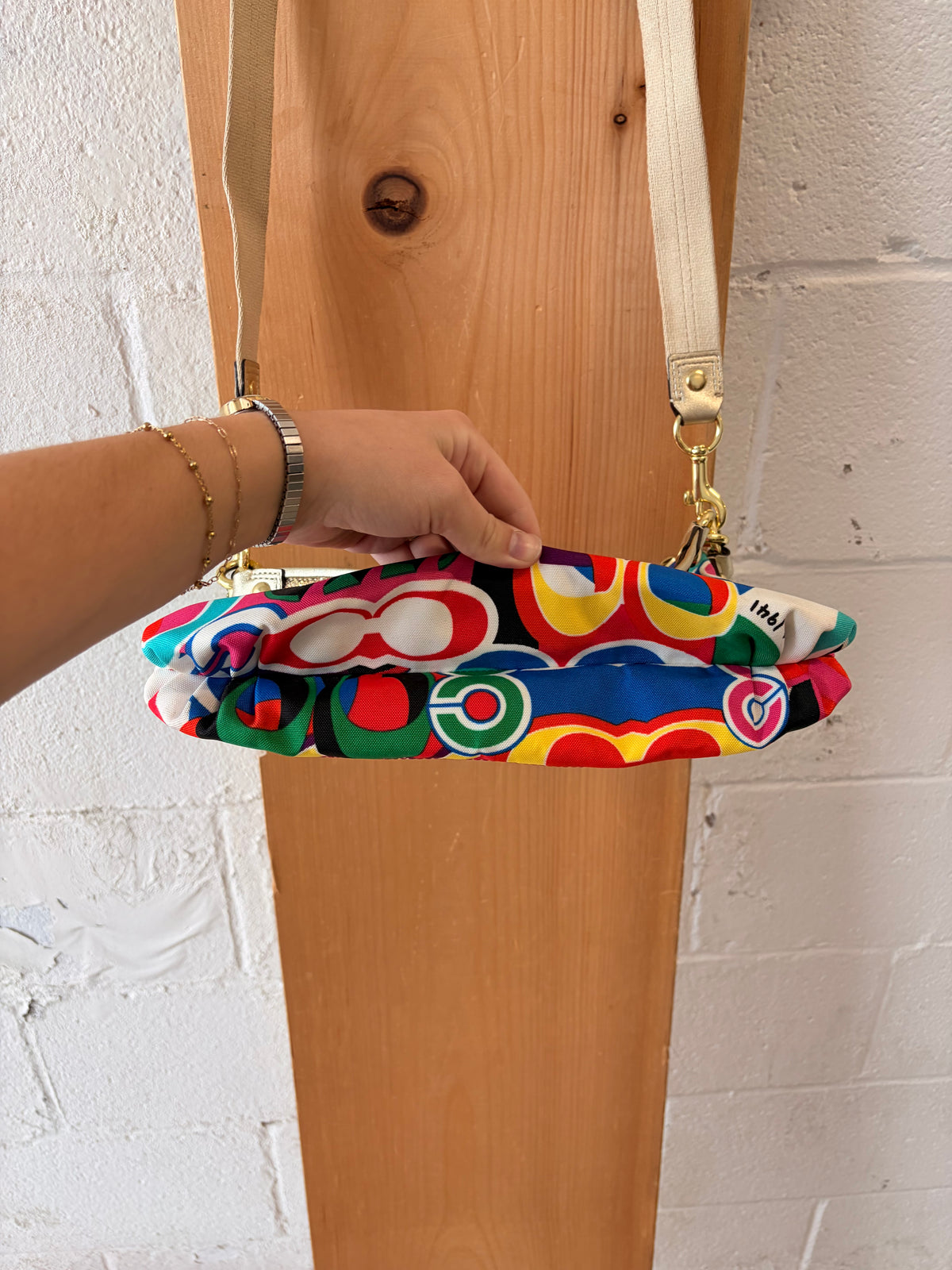 Bright Coach Poppy Bag