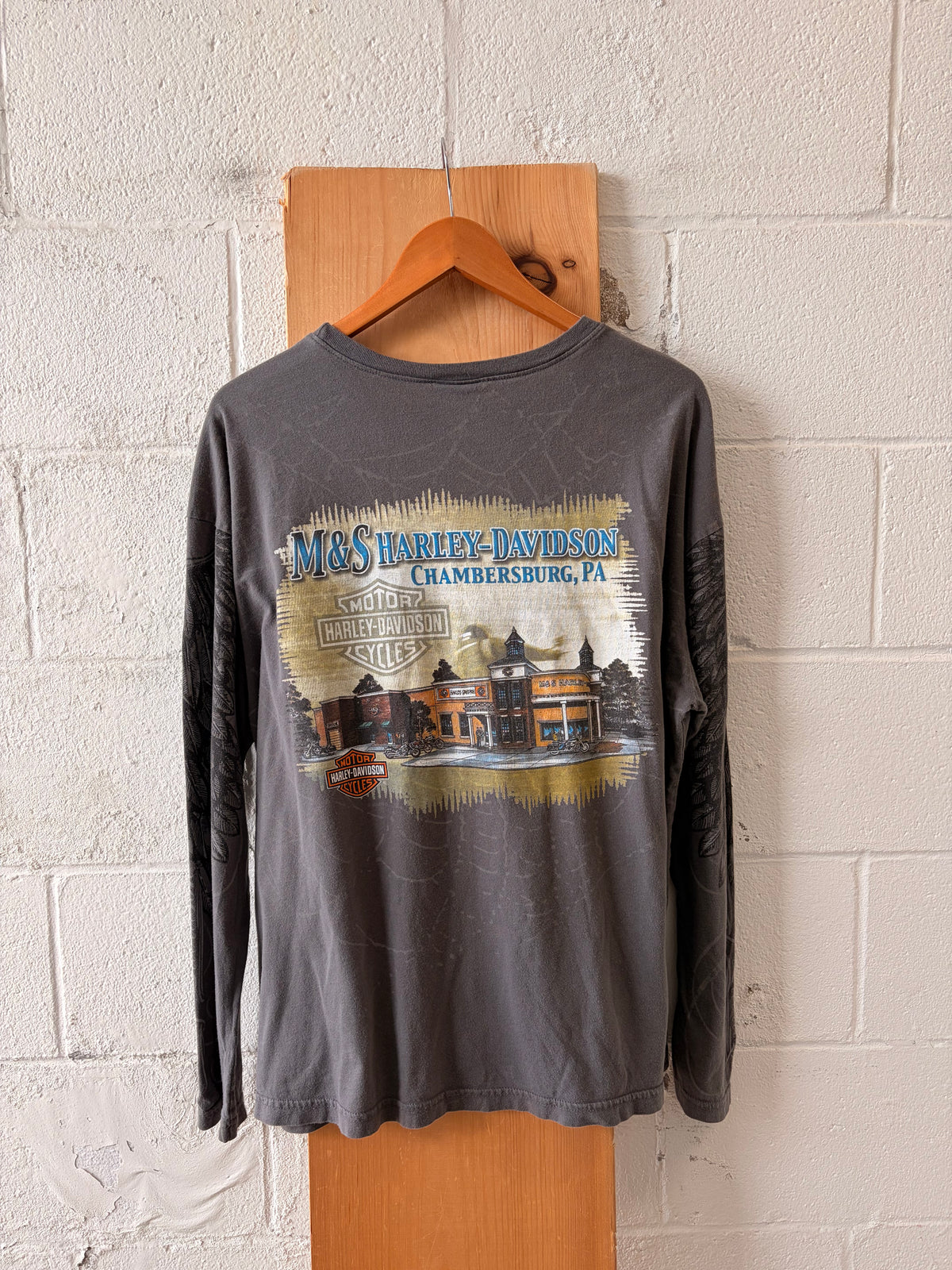Harley Davidson Gray Long Sleeve : XL