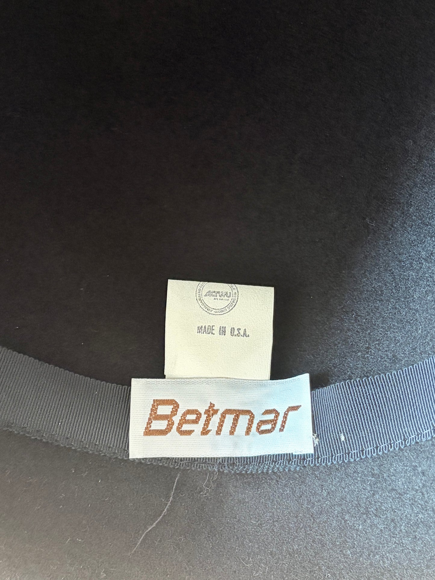 Vtg Black Wool Betmar Hat (Local Pick Up Only)