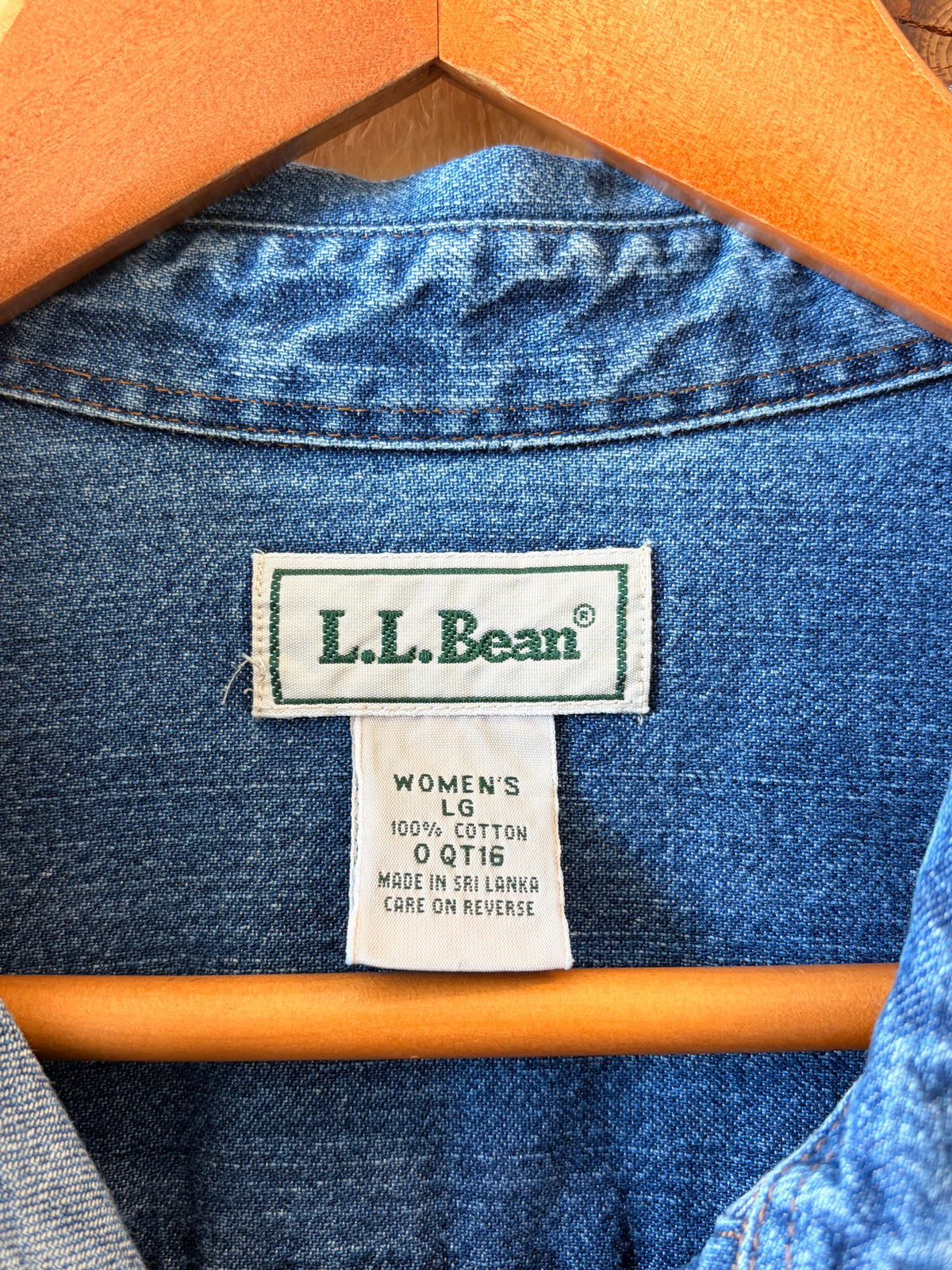 Vtg  L.L Bean Denim Button down : L