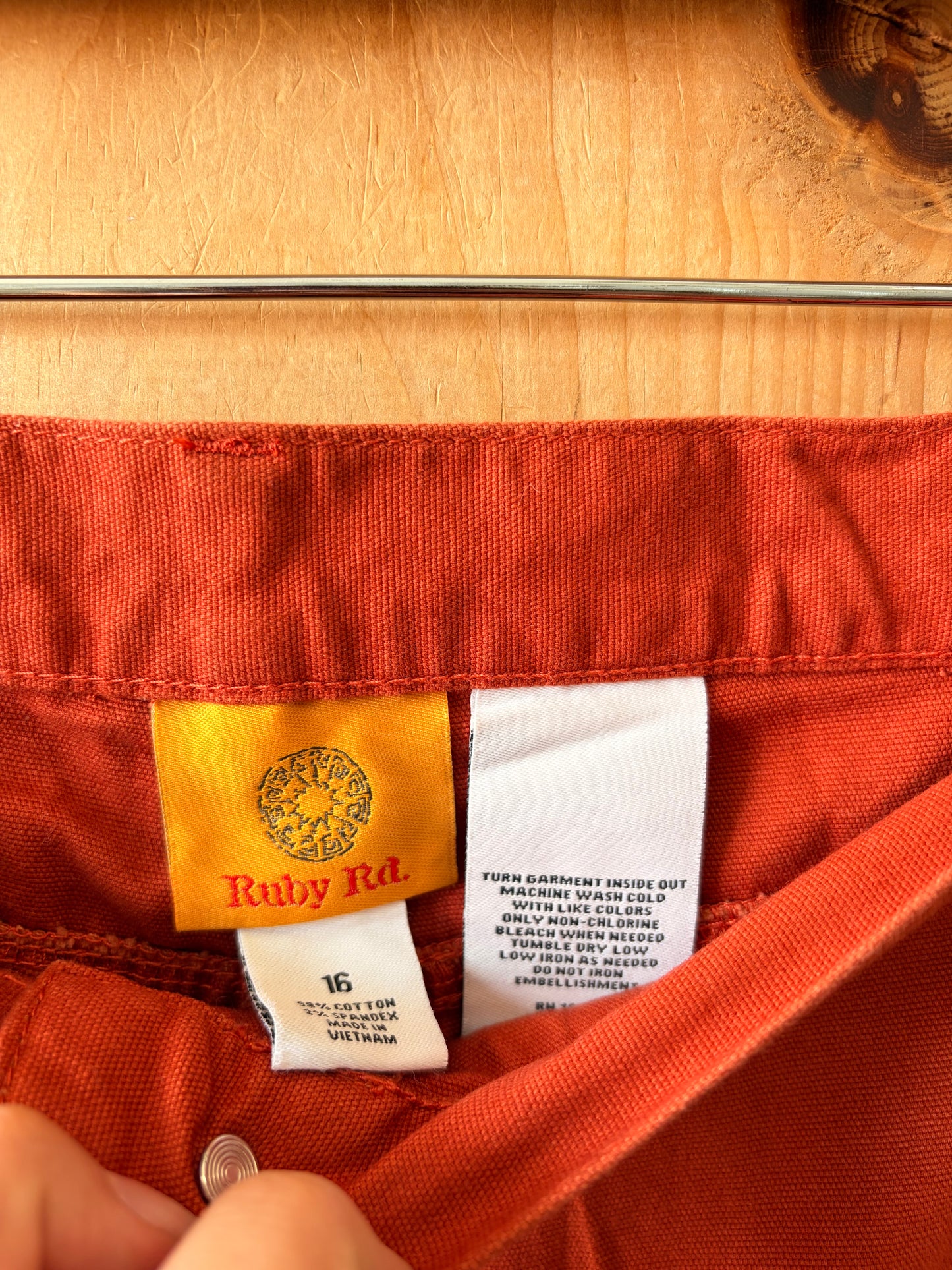 Beaded Orange Trousers : 16