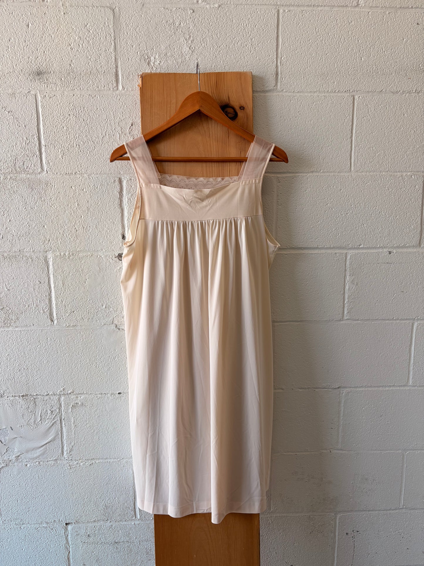 Vtg Blush Slip Dress : L