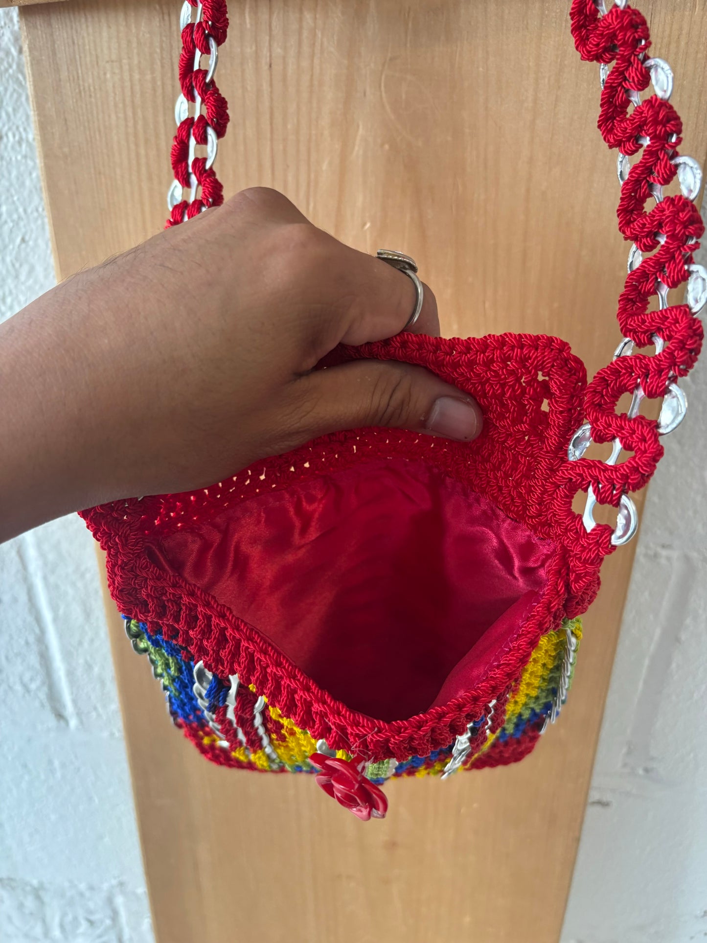 Rainbow Pop Tab Purse