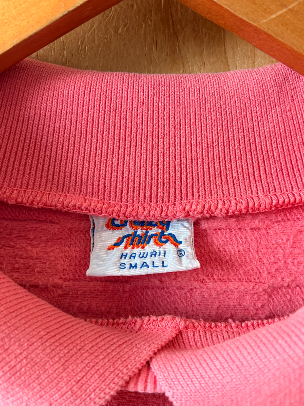 Vtg Collared Pink San Fransisco Crewneck : S