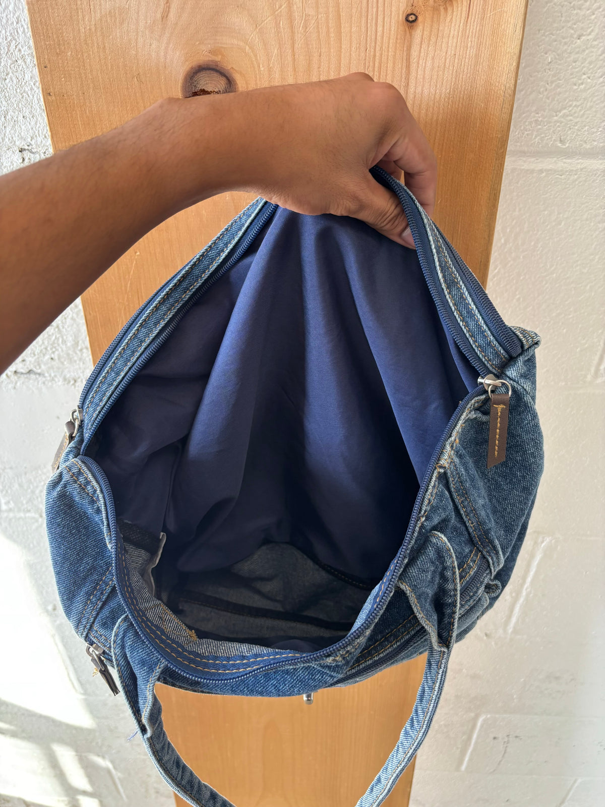 Classic Denim Tote Bag