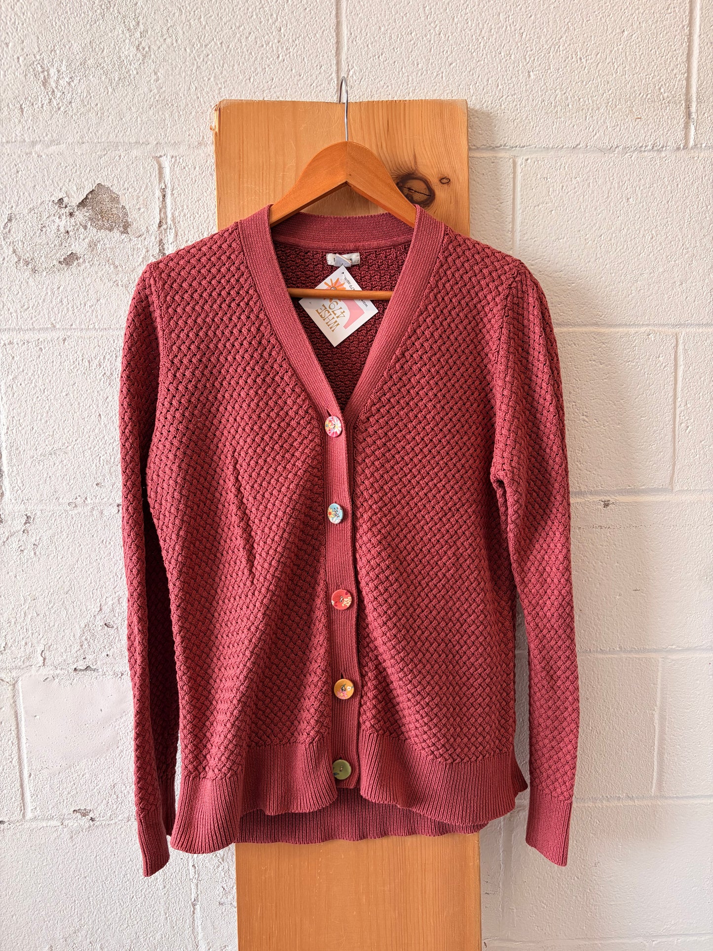 L.L Bean Raspberry Cardigan : M