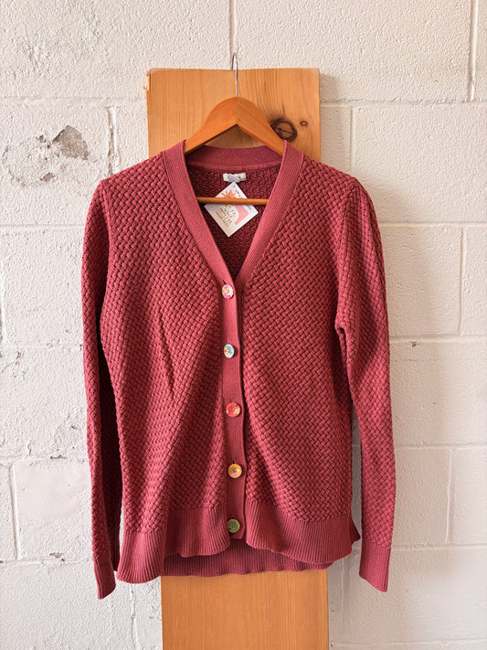 L.L Bean Raspberry Cardigan : M
