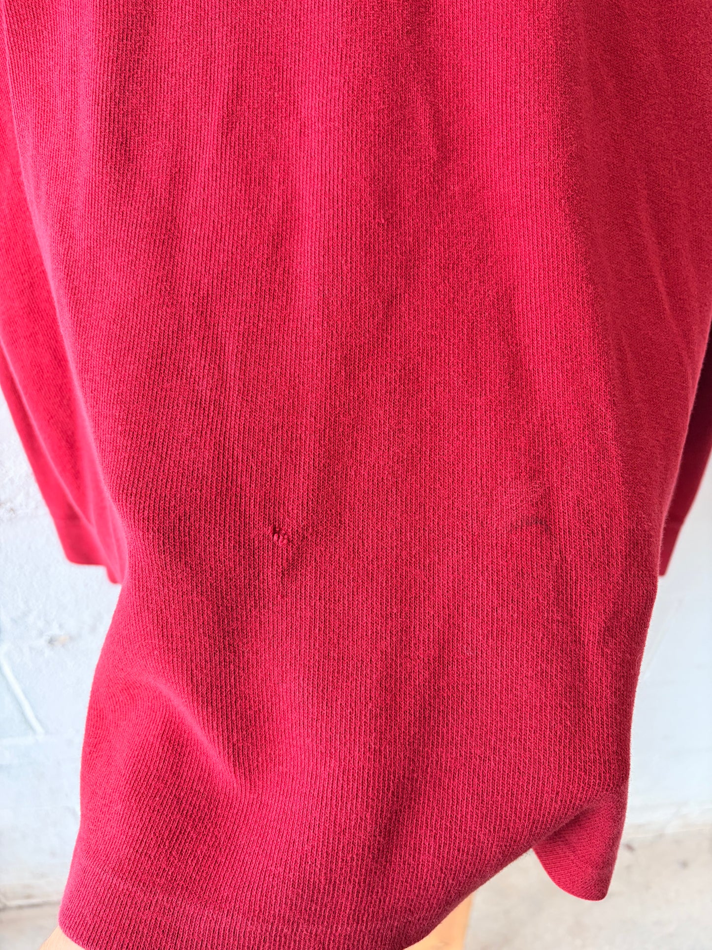 Red Ralph Lauren Quarter Zip : L