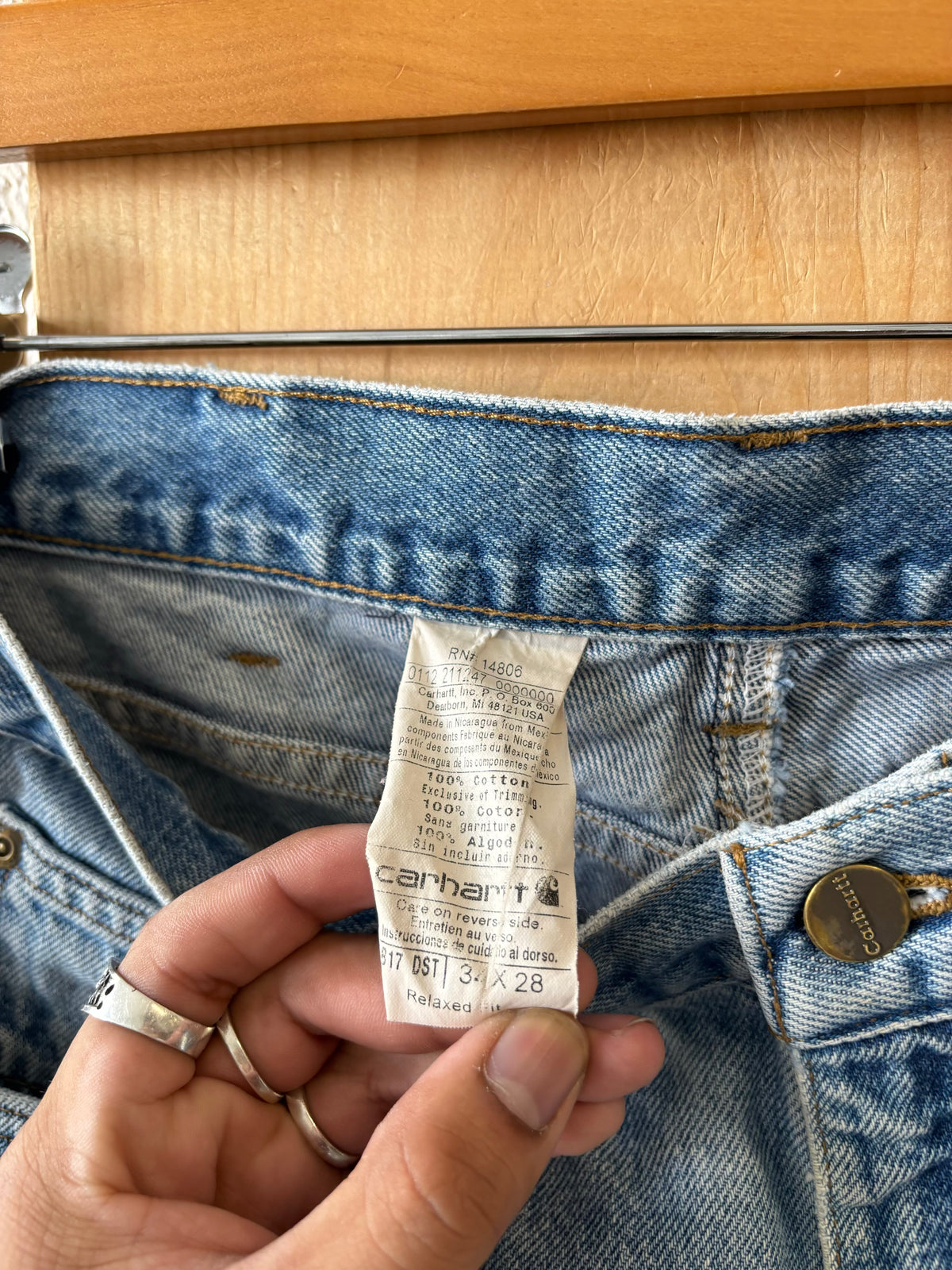 Carhartt Jeans : 34 x 28