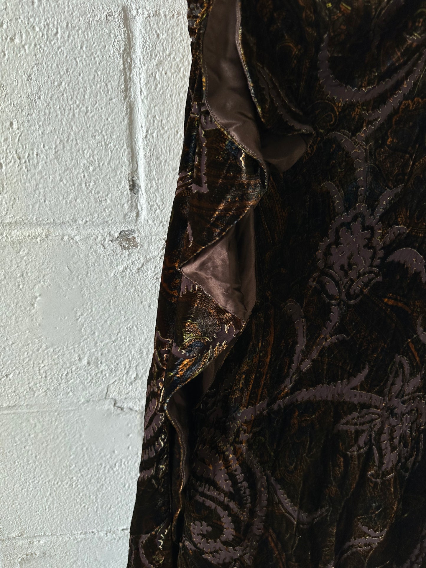 Velvet Paisley Skirt : PS