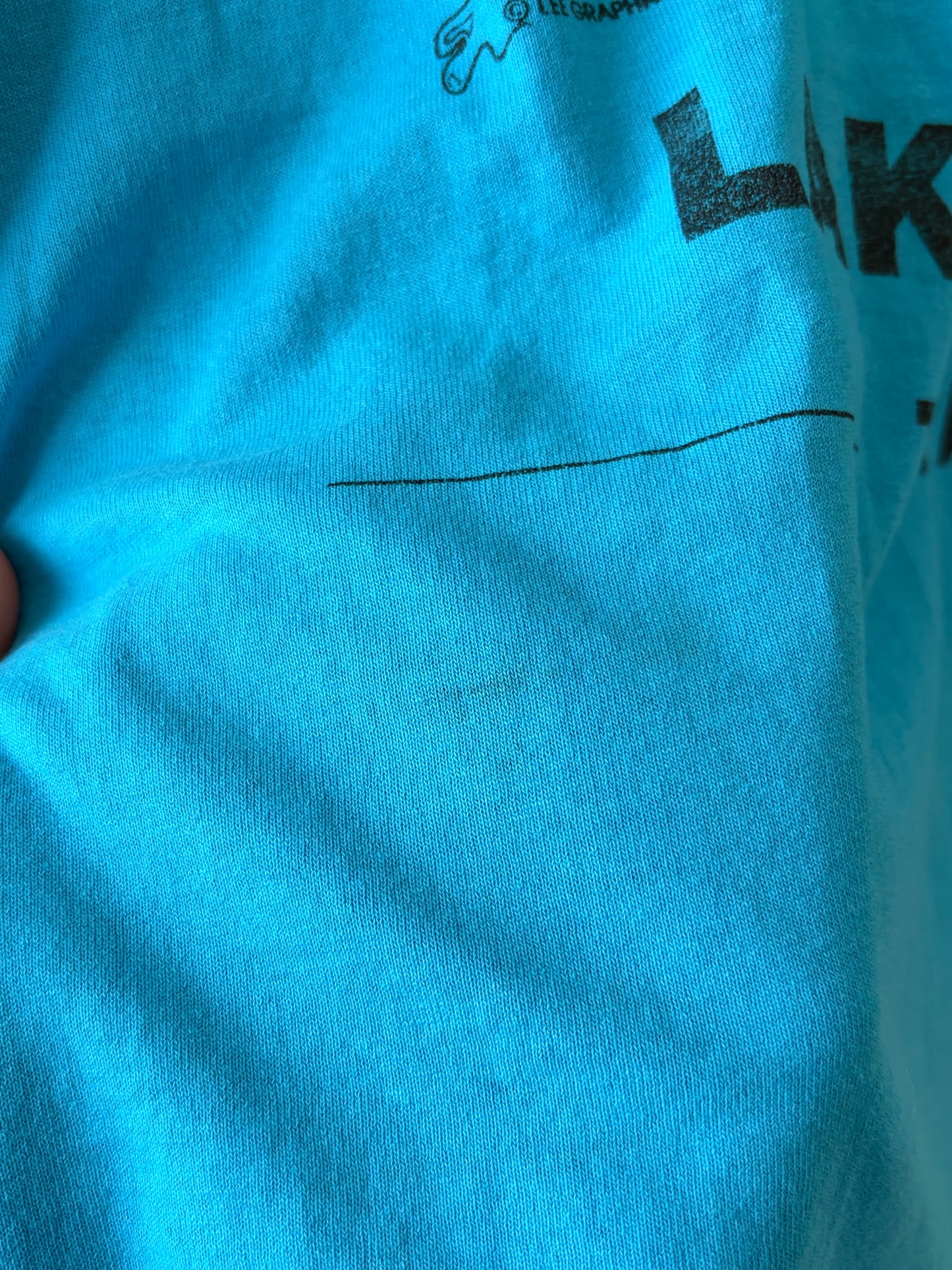 ‘92 Single Stitch Lake Fork Tee : XL