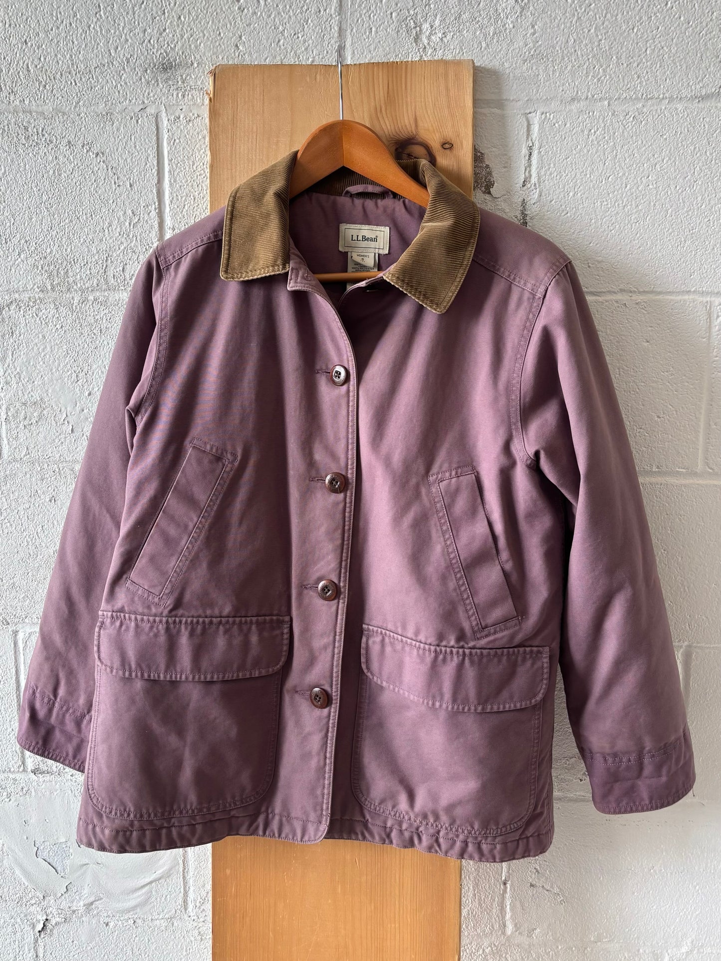 Vtg L.L. Bean Purple Barn Coat : Petite S