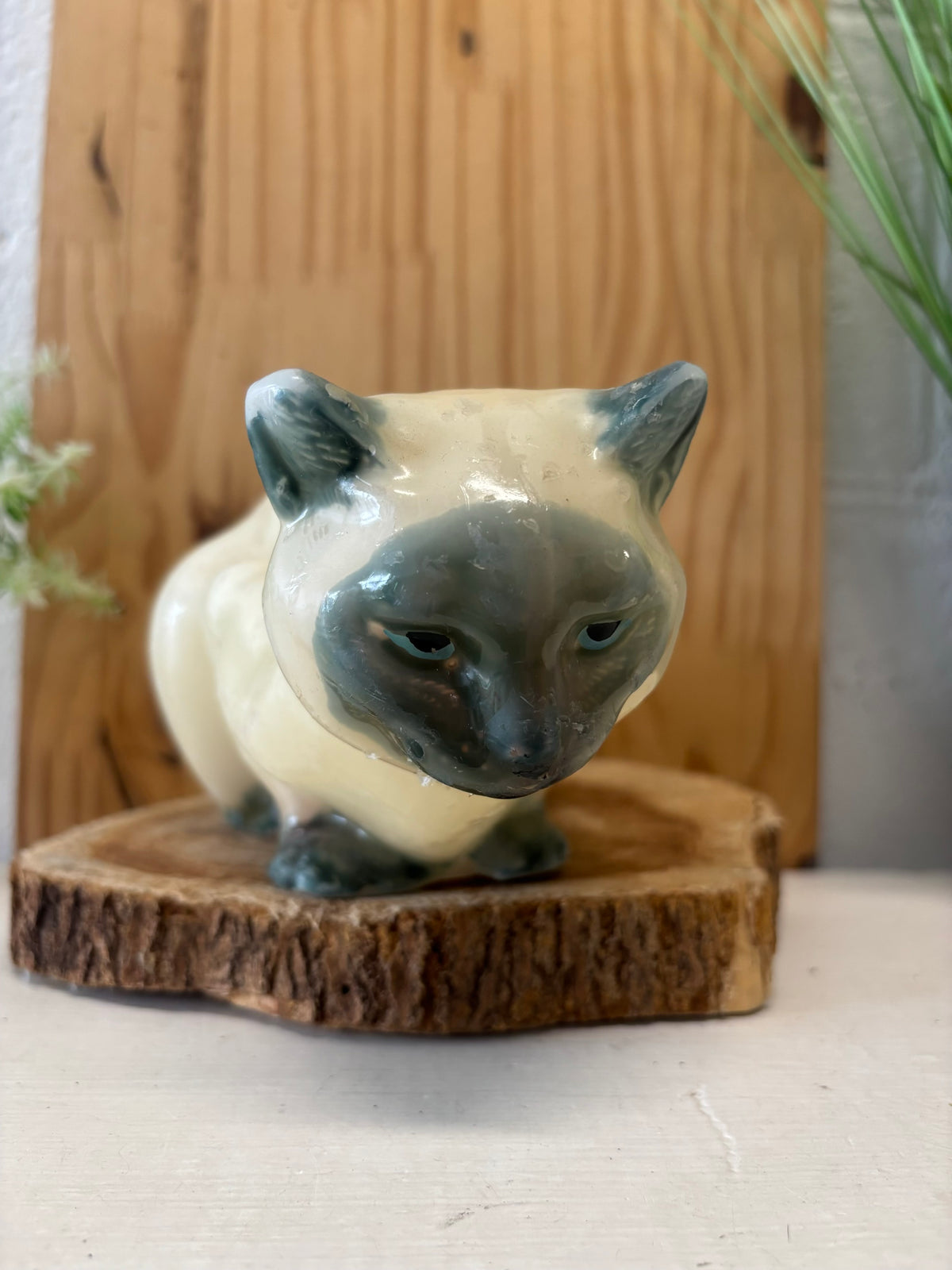 Vtg Cat Candle Figurine (Local Pickup Only)