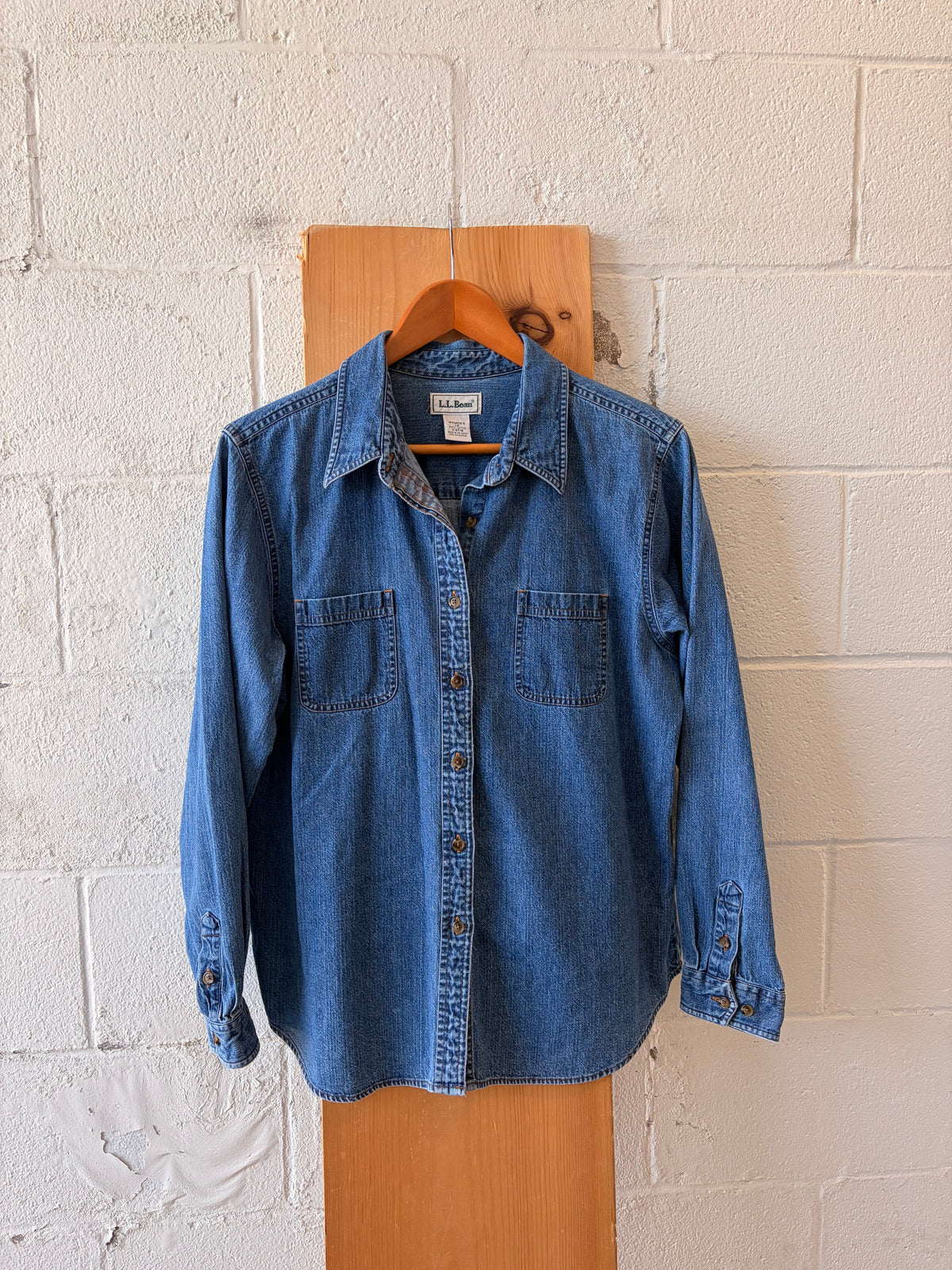 Vtg  L.L Bean Denim Button down : L
