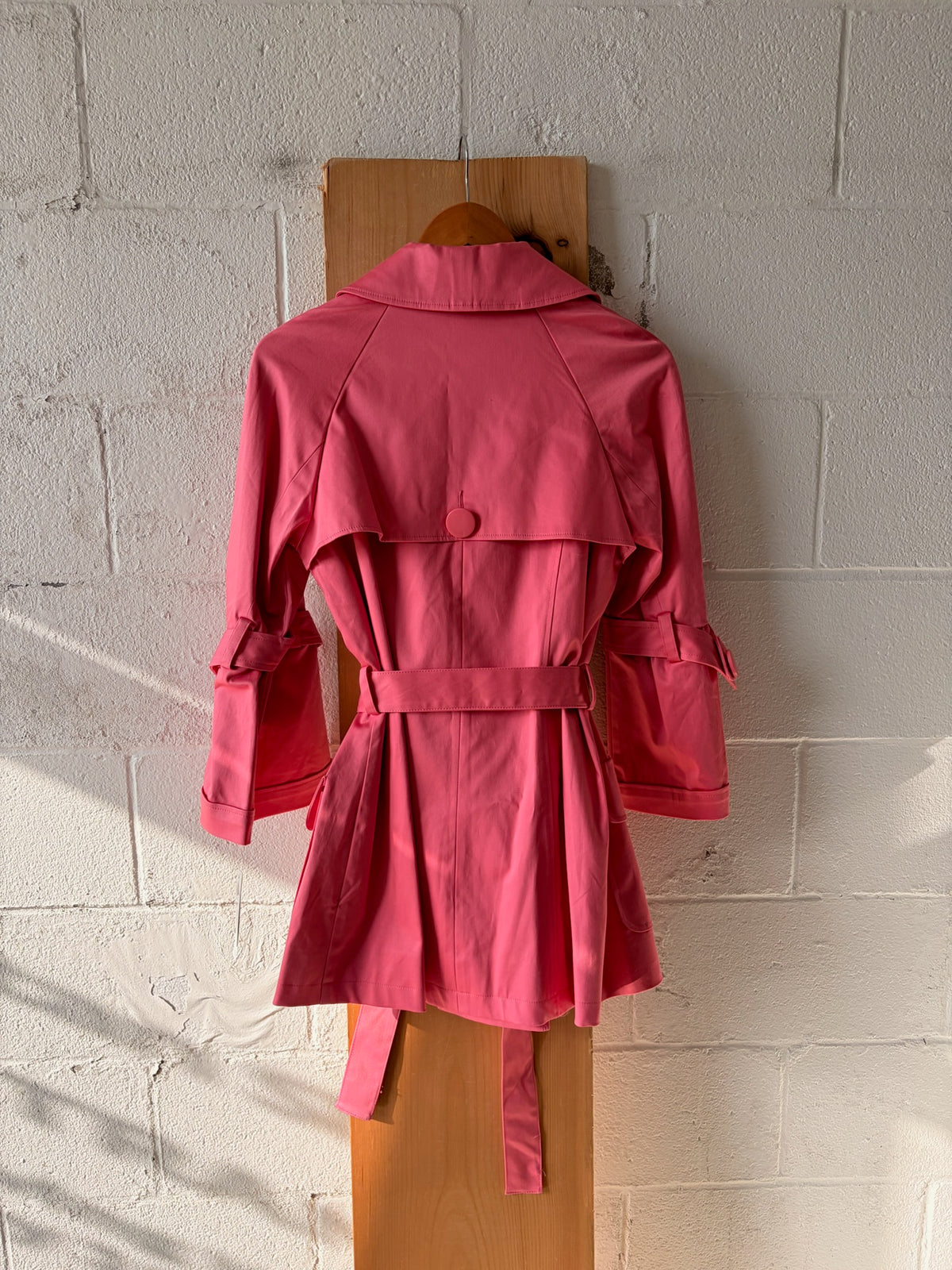 NWT Pink Trench Coat : M