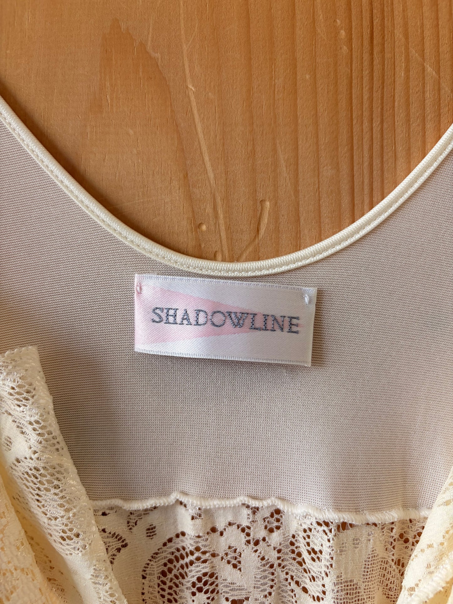Long Ivory Slip Dress : S
