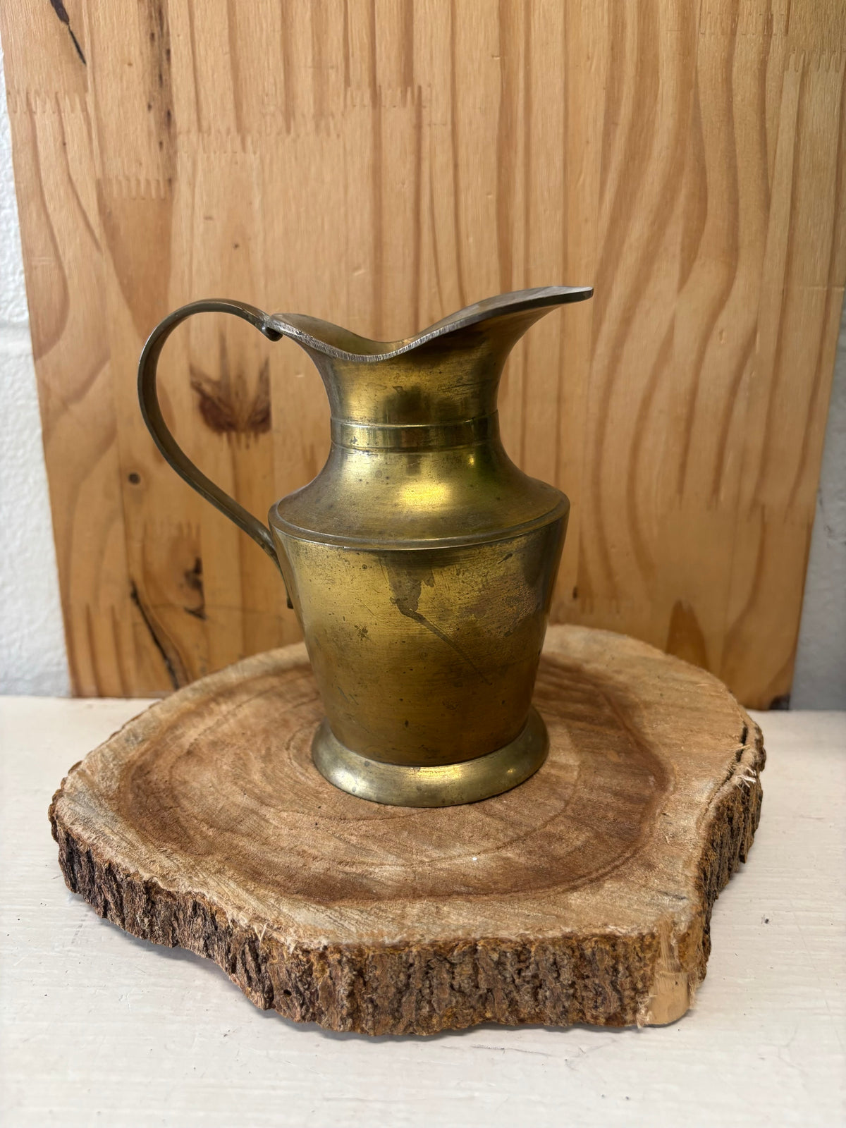 Vtg Brass Pitcher (Local Pickup Only)