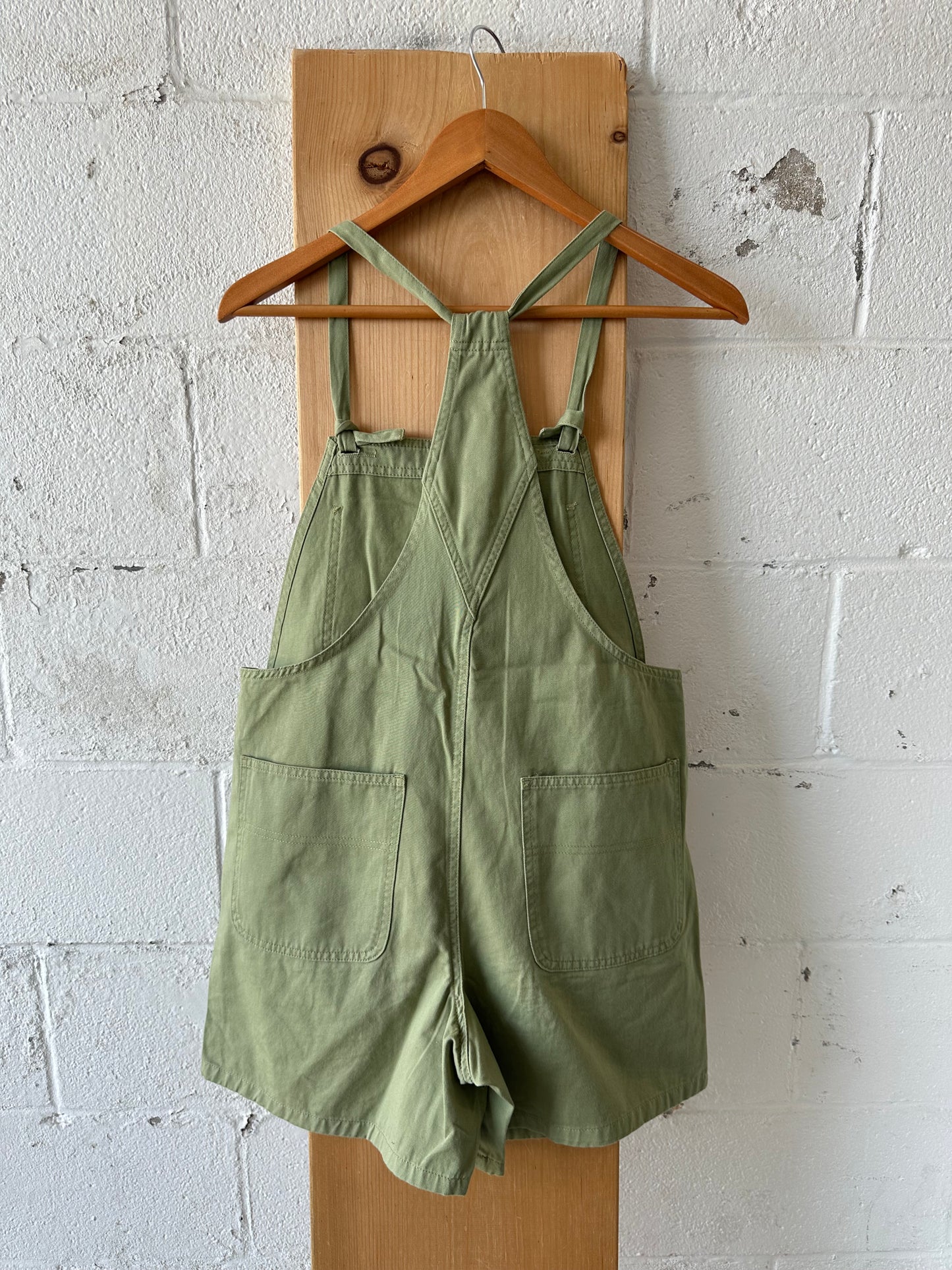 Green Shortalls : Girls 14/Wms S