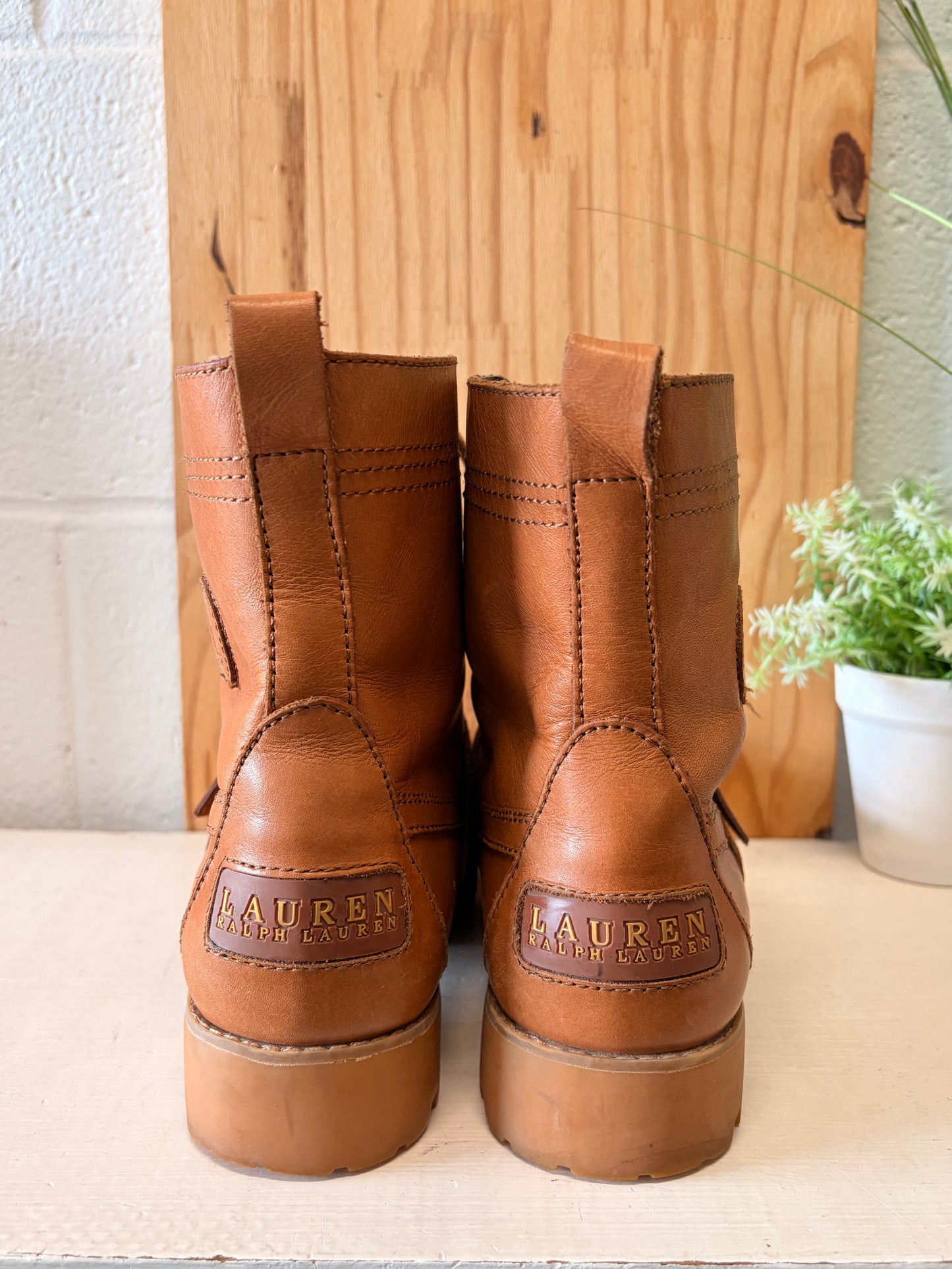 Brown Ralph Lauren Boots : Size 7.5