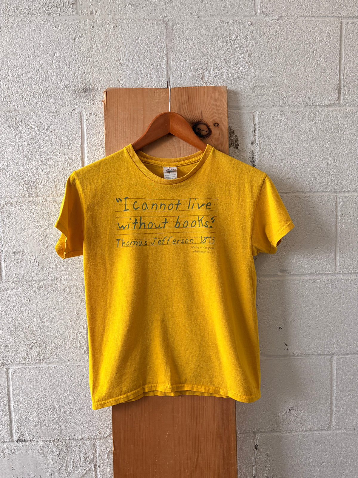 “I Cannot Live Without Books” Tee : Youth L
